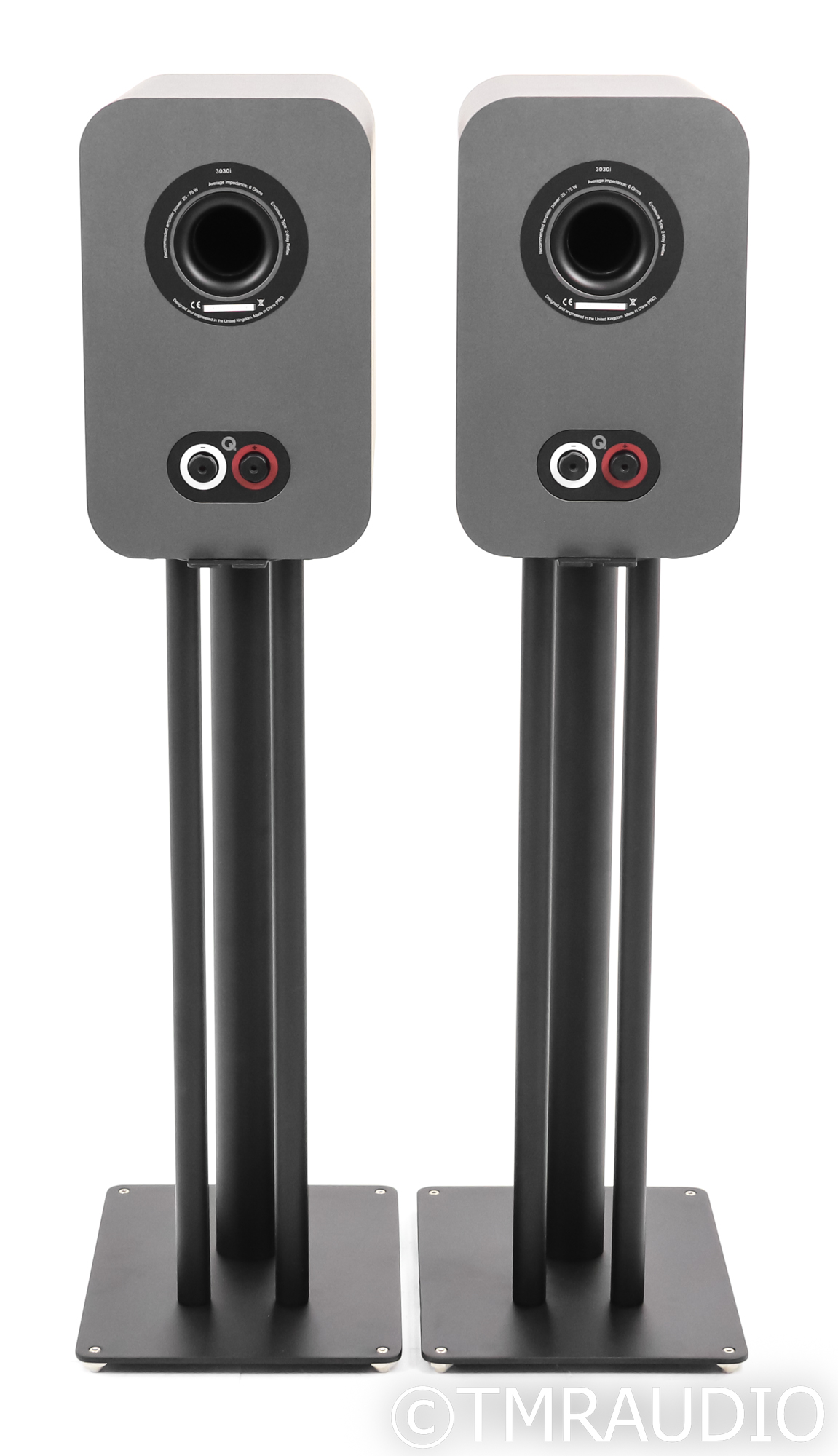 Q Acoustics 3030i Bookshelf Speakers; 3030-i; Gray Pair w