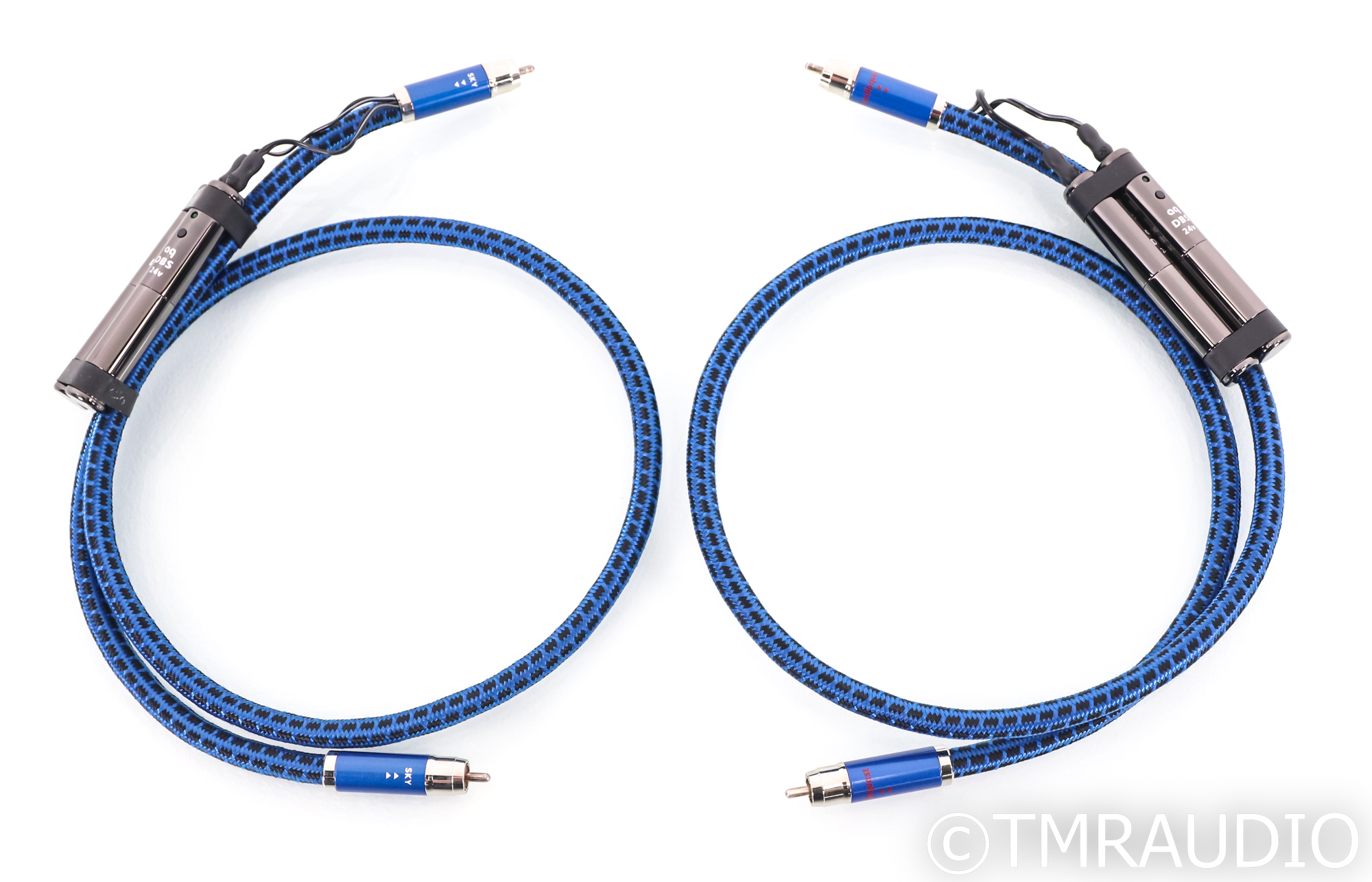ハイエンドオーディオケーブル audioquest SKY 1Mペア AudioQuest Sky RCA Cables; 1m Pair Interconnects; 24v DBS