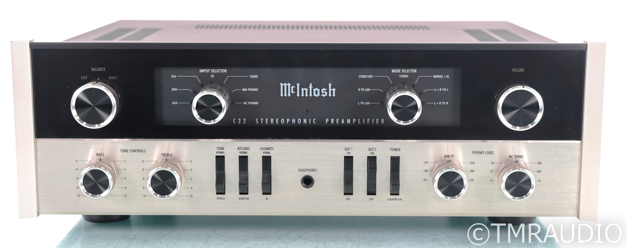 McIntosh C22 Stereo Tube Preamplifier; MM / MC Phono; Remote