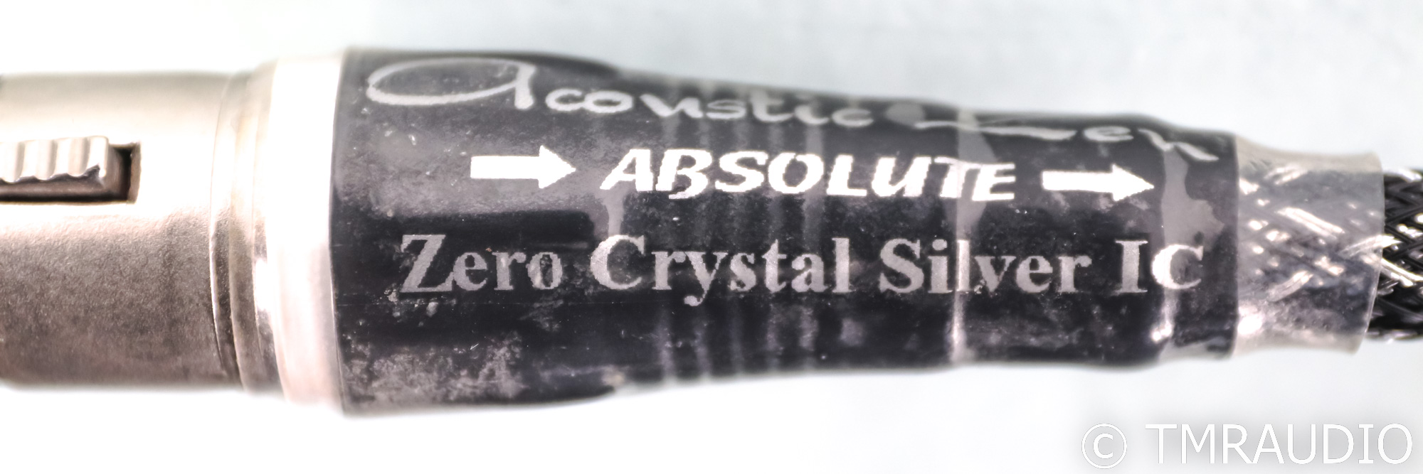 Acoustic Zen Absolute Zero Crystal Silver XLR Cables; 1m Pair
