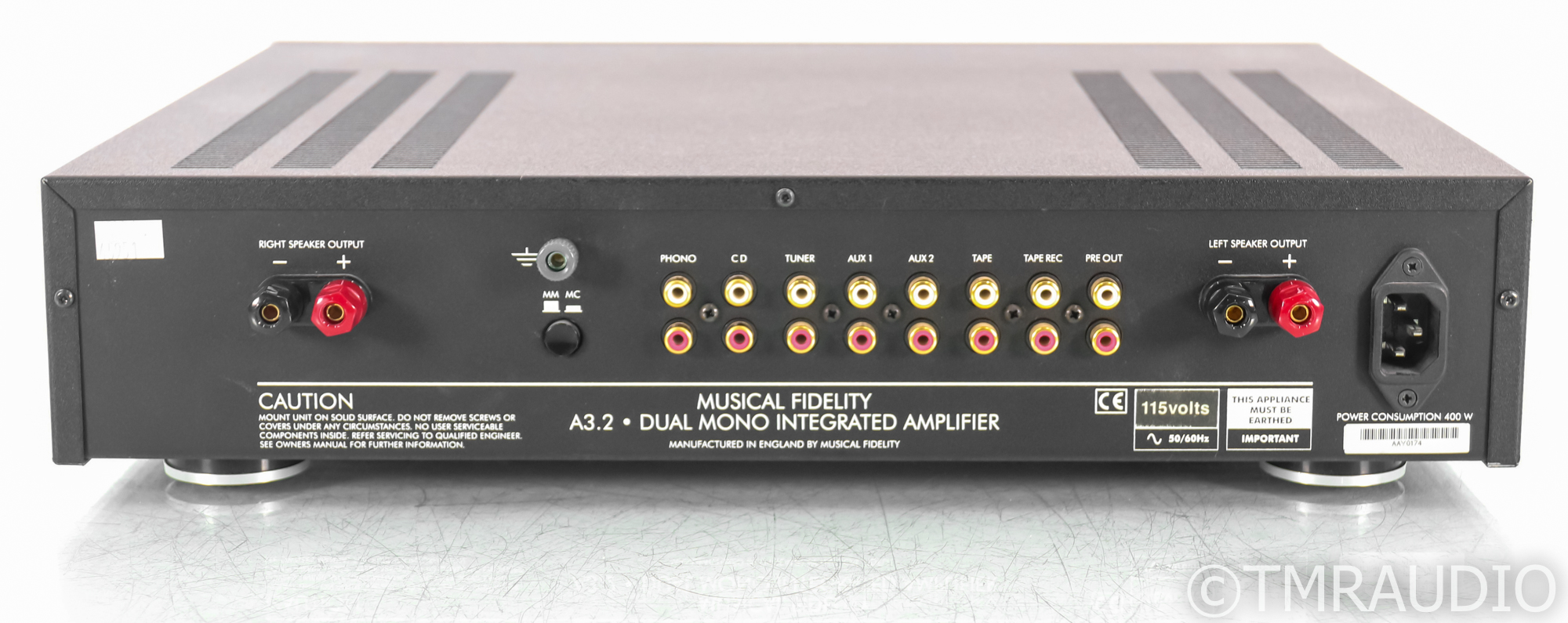 MusicalFidelity ミュージカルフィデリティプリメインアンプA3.2 Musical fidelity A3.2 Integrated Amplifire