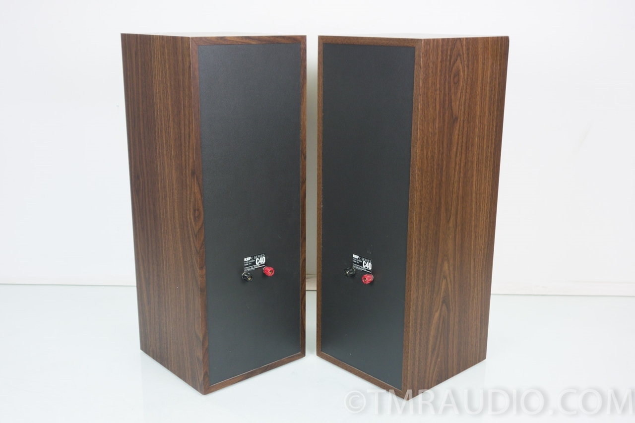 [レア] KEF C40 3unit2.5way スピーカーペア Speaker Feature :KEF C40 -Floor speakers with tidy sound