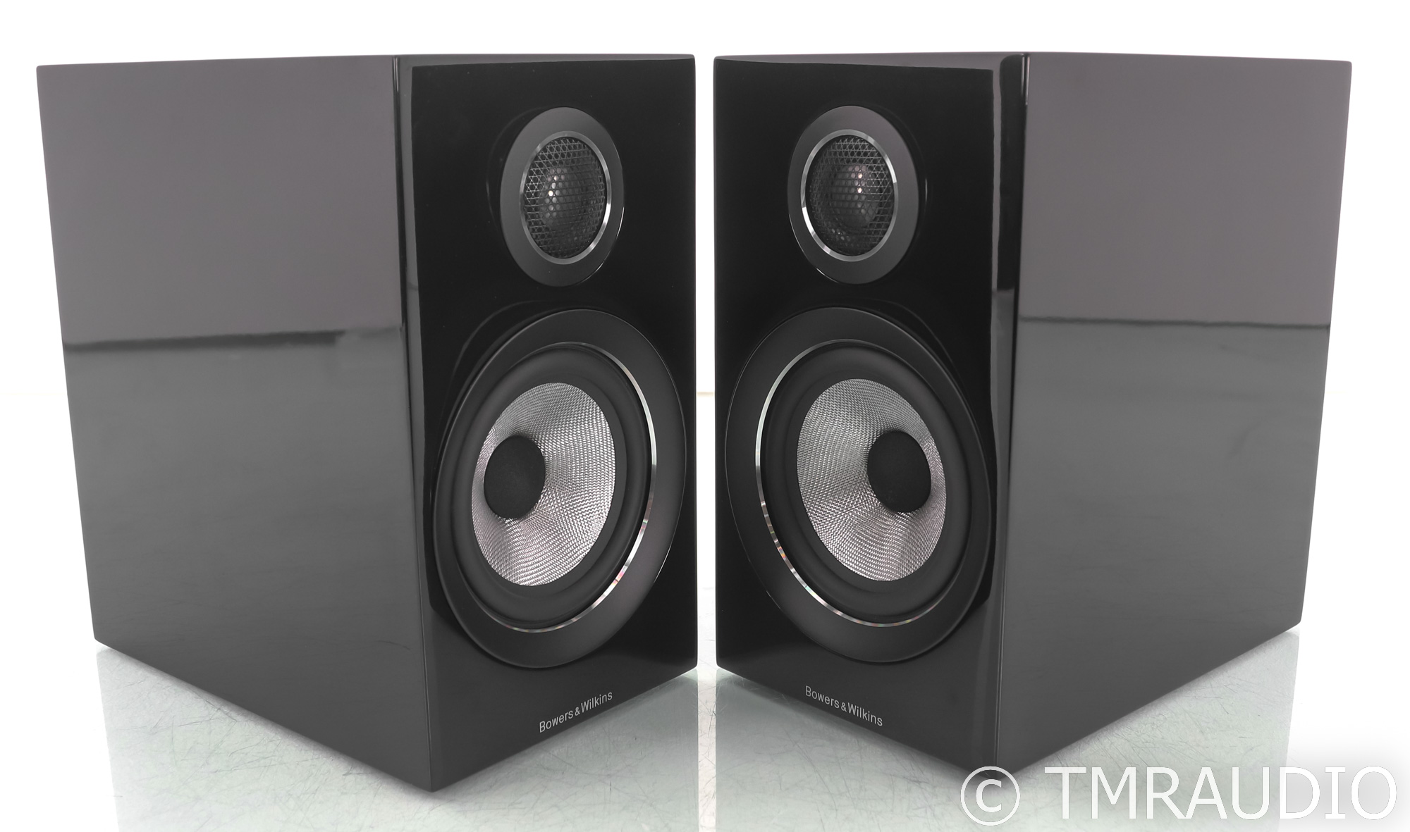 B&W 707 S2 Bookshelf Speakers; S-2; Piano Black Pair - The B&W 707 S2 Bookshelf Speakers; S-2; Piano Black Pair - The