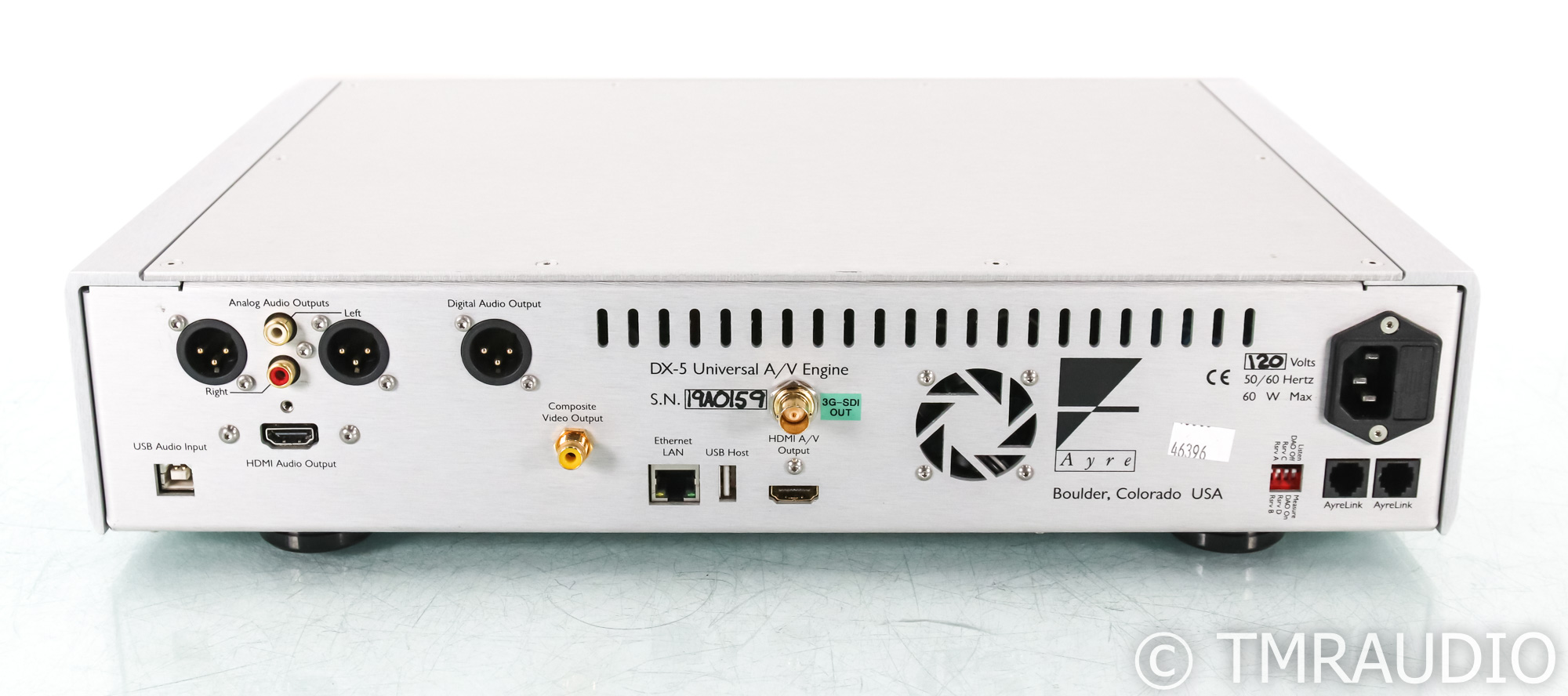 Ayre DX-5 Universal Disc Player; Remote; Silver - The Music Room