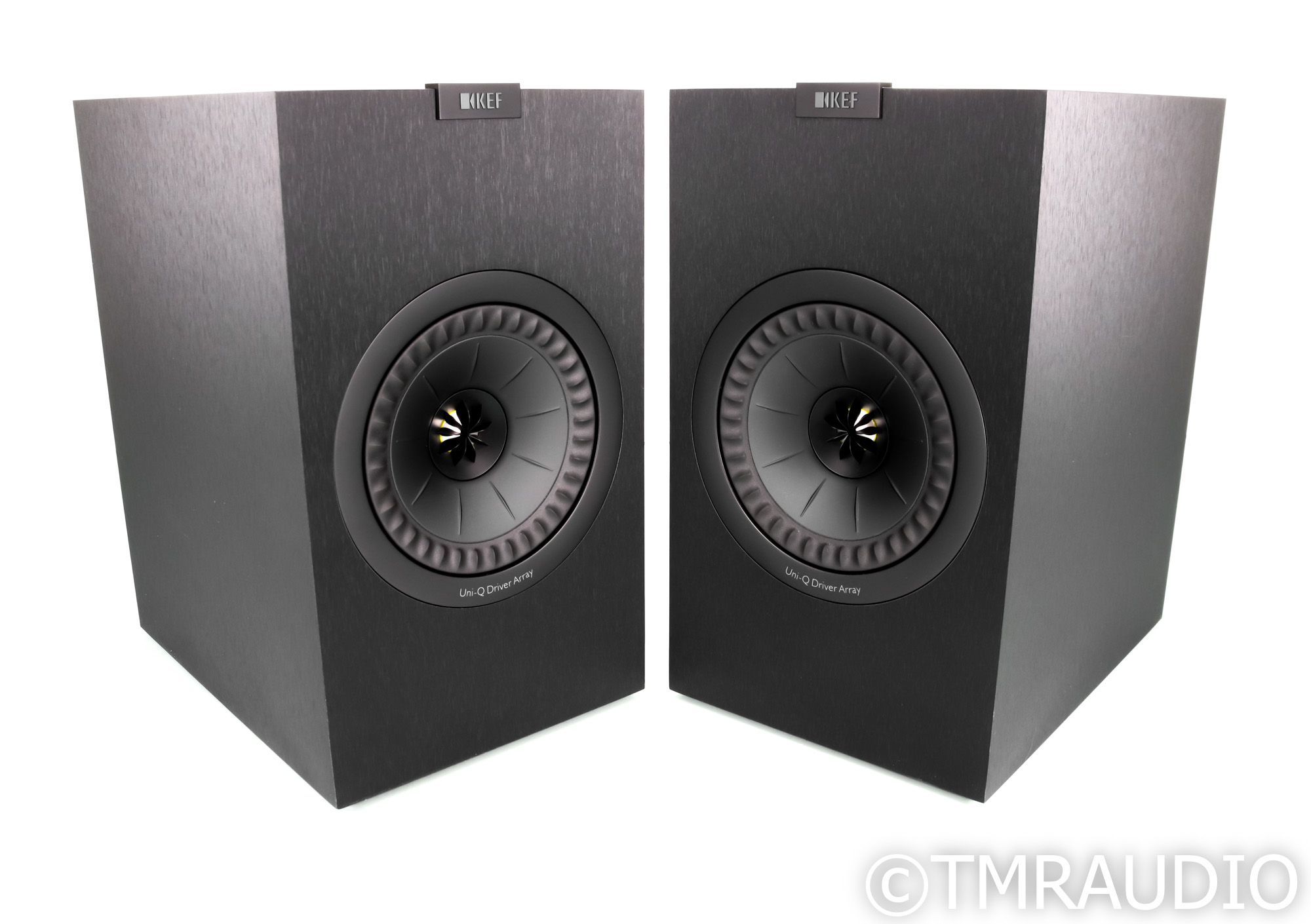 KEF Q350 Bookshelf Speakers; Black Pair (SOLD3) The Music Room