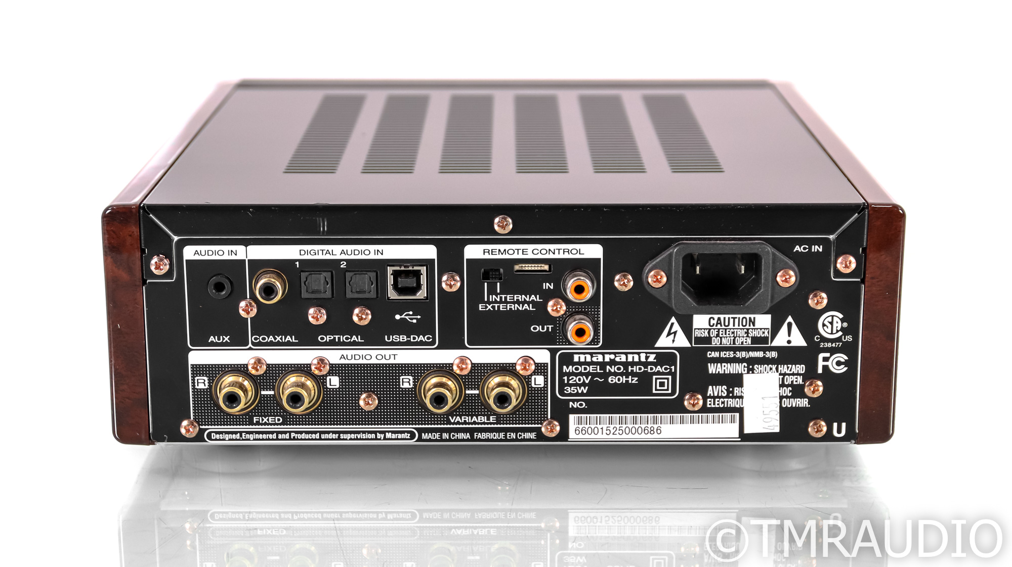Marantz HD-DAC1 DAC; D/A Converter; Black (No Remote) - The