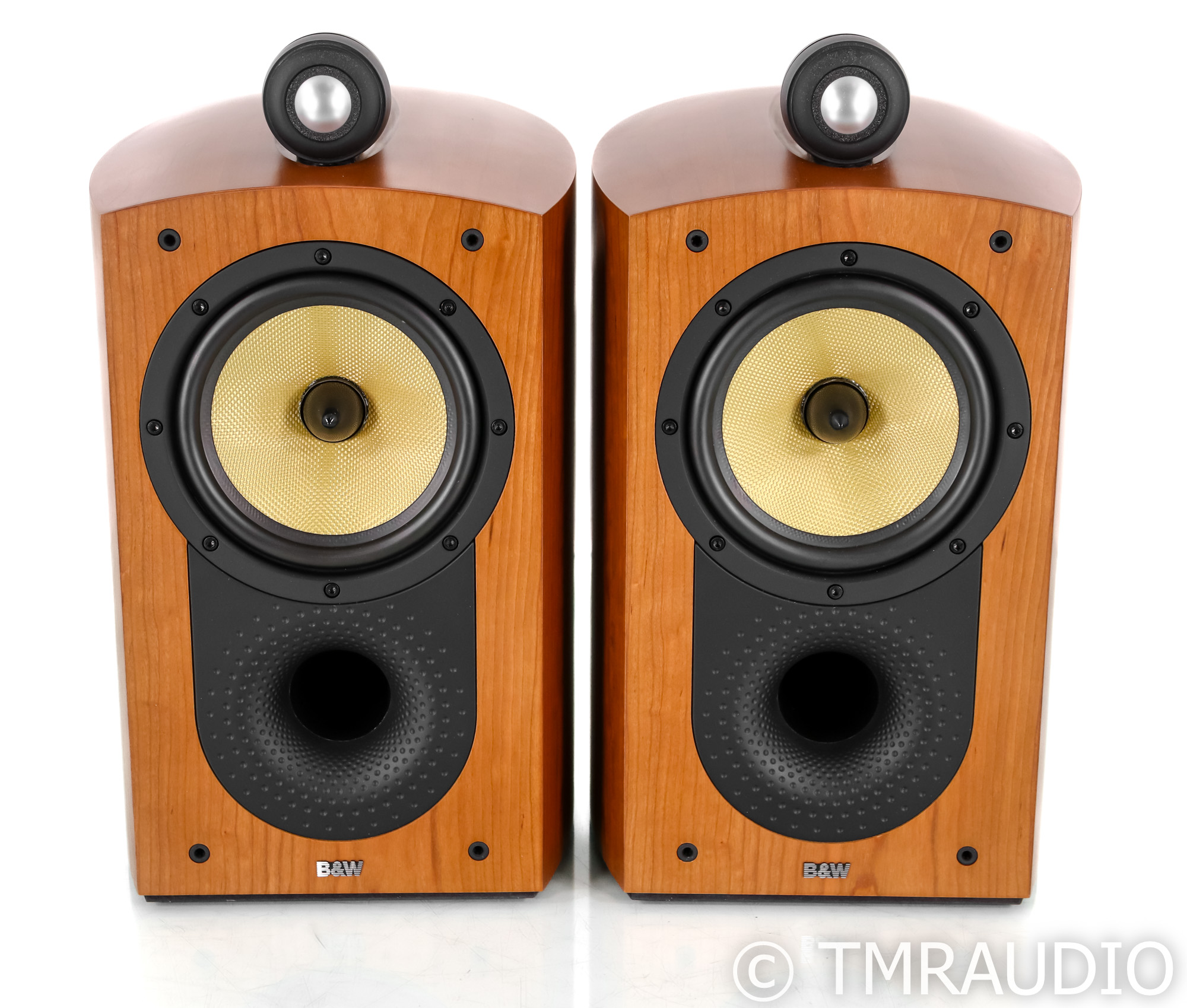 B&W Bowers & Wilkins Nautilus 805 ペア B&W Nautilus 805 Bookshelf Speakers; Natural Cherry Pair