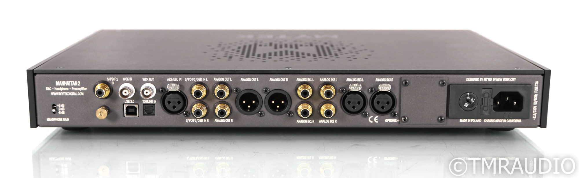 Mytek Manhattan II DAC; D/A Converter; Black; Remote - The Music Room