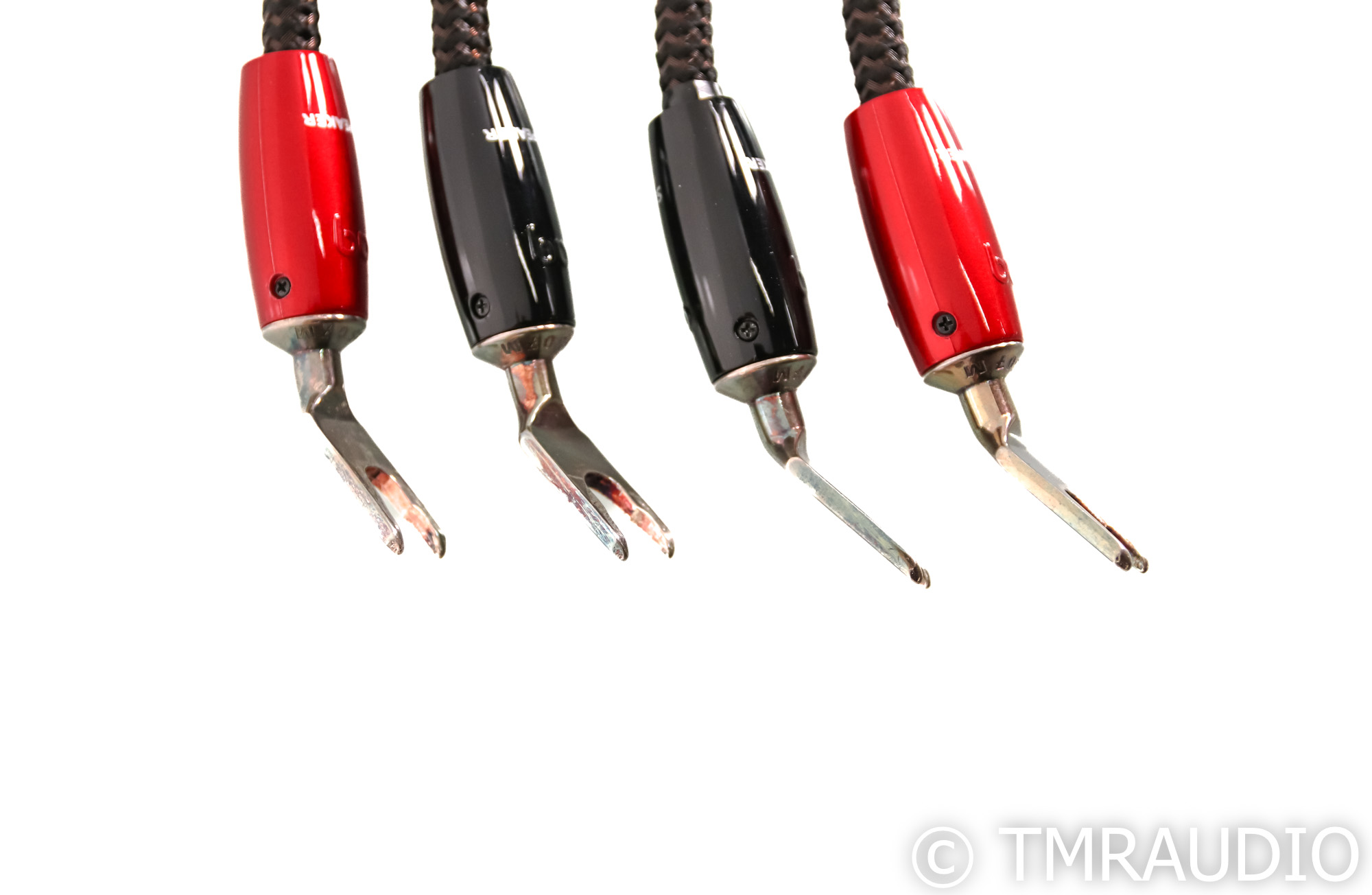 ケーブル・シールド audioquest Biwire Jumpers Silver (PSS) AudioQuest Jupiter Bi-Wire Speaker Jumpers - PSS Silver - Silver