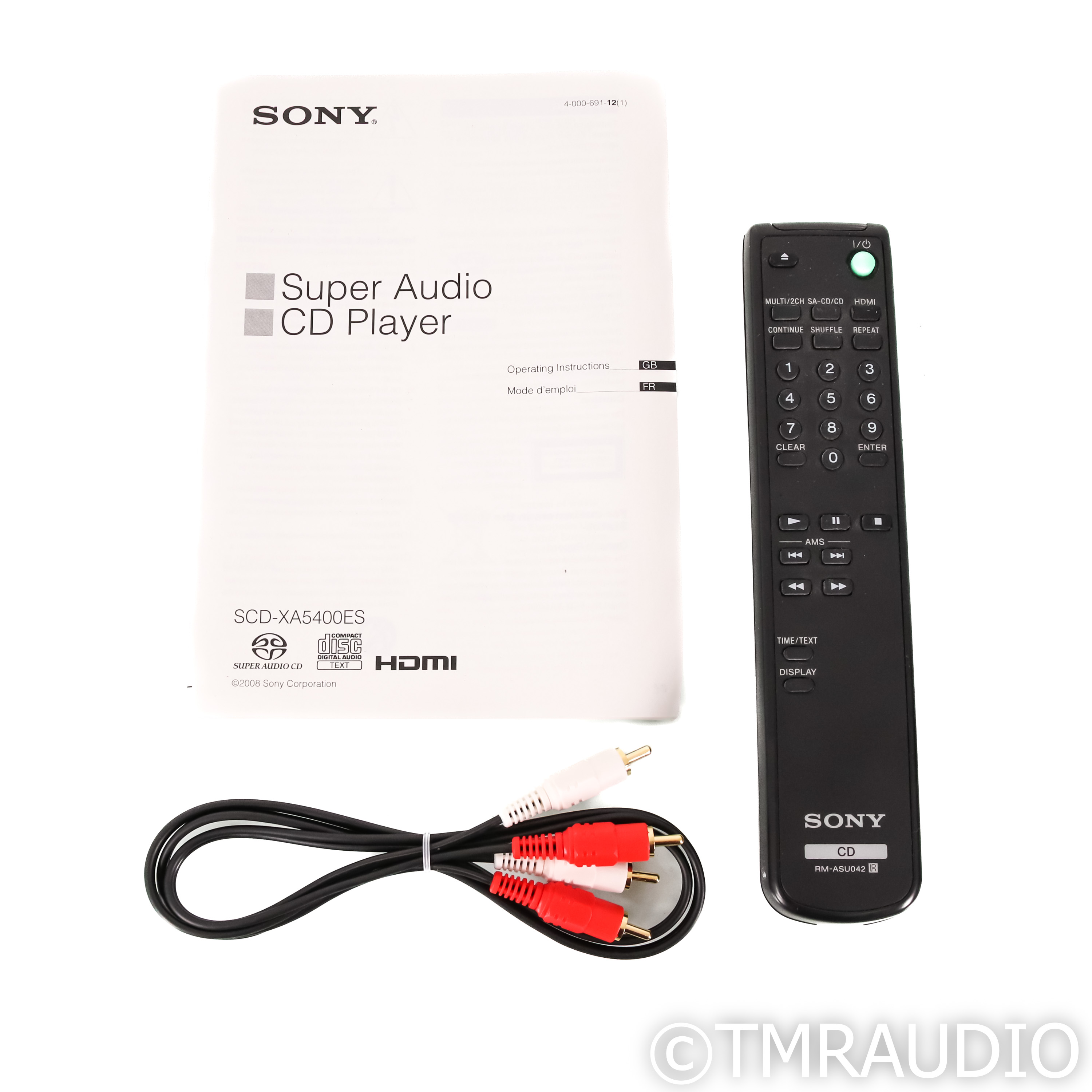 Sony SCD-XA5400ES CD / SACD Player; Black - The Music Room