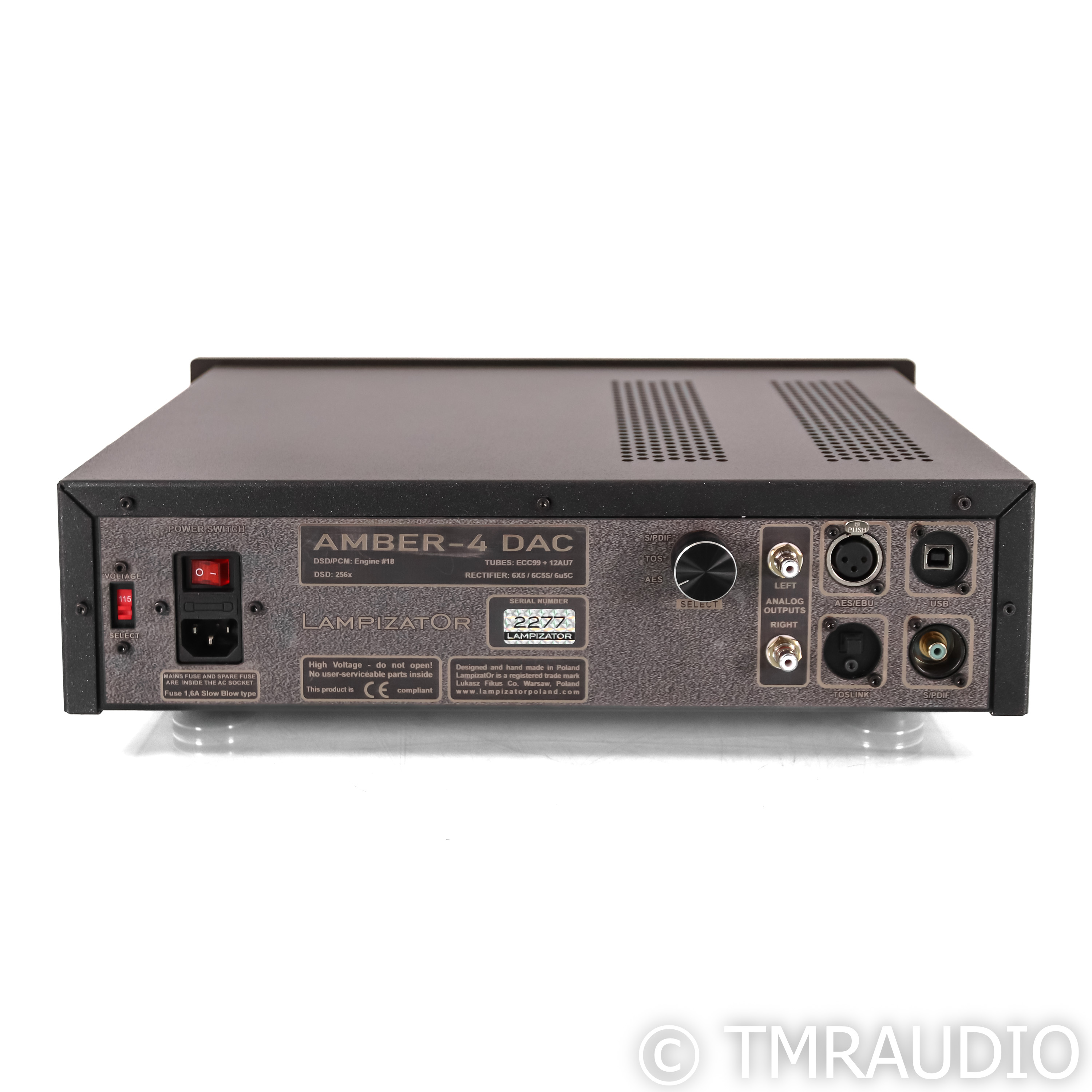 LampizatOr Amber-4 Tube DAC; D/A Converter; Black - The
