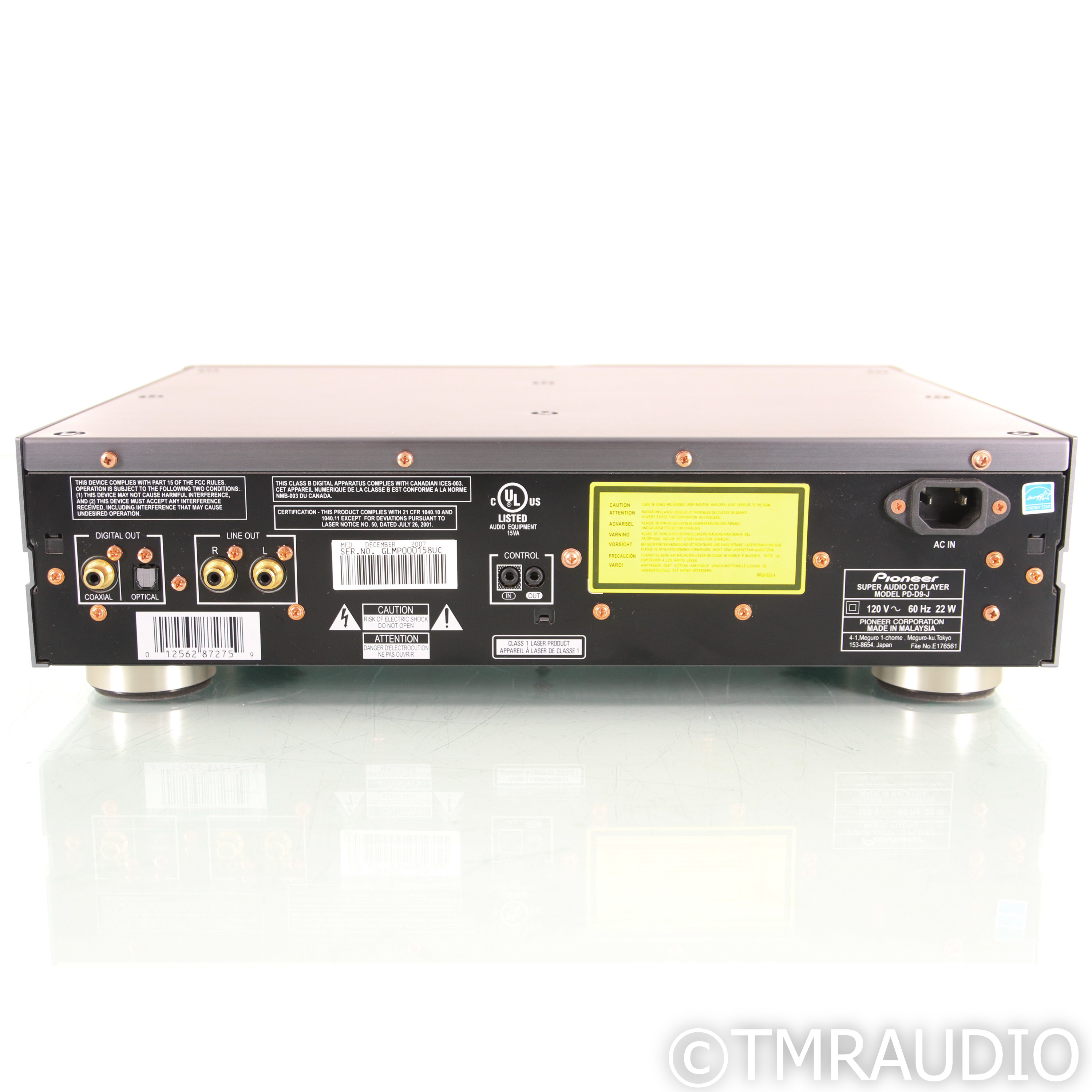 Pioneer Elite PD D9J Audio CD / SACD Player; PD-D9-J; Silver