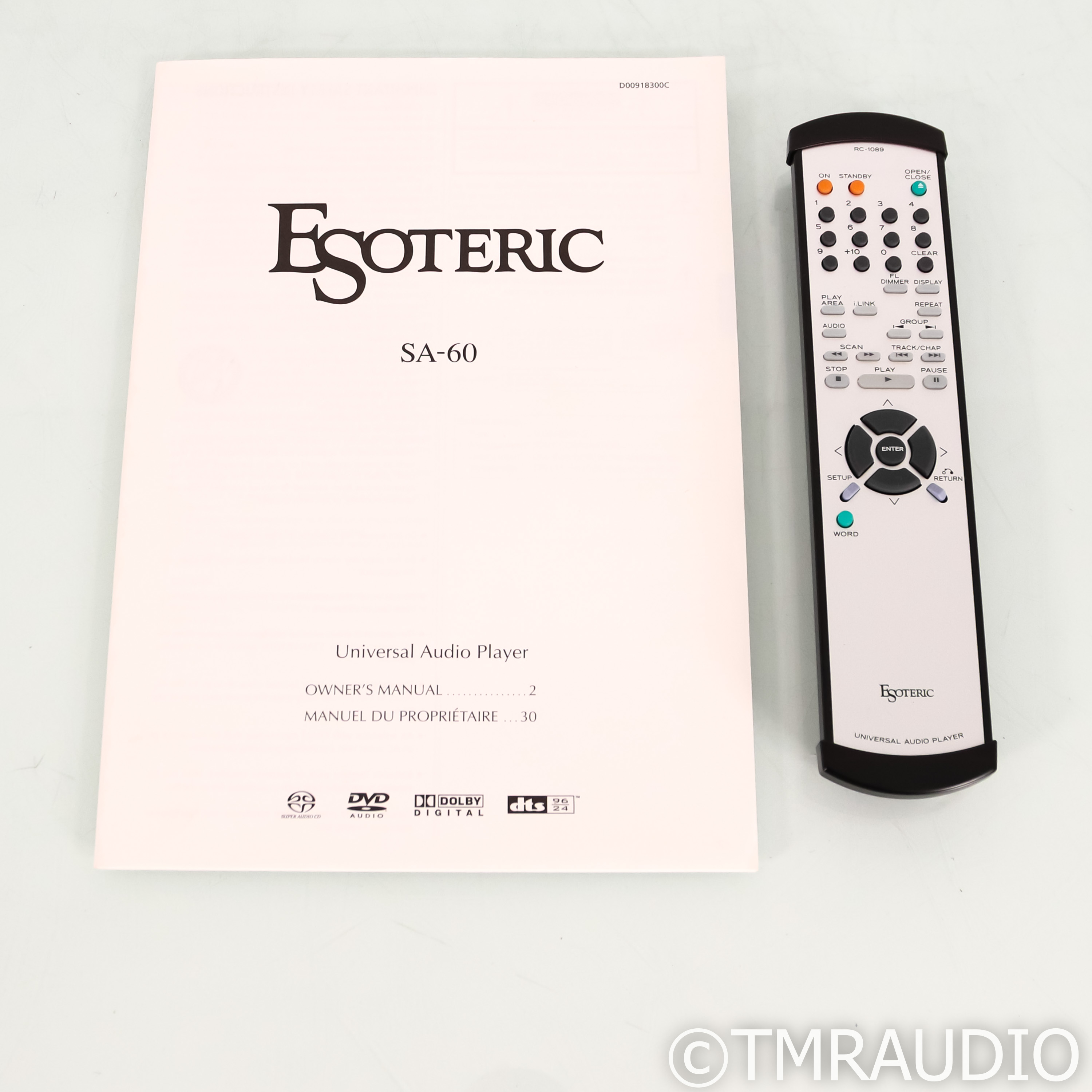 Esoteric SA-60 SACD Multichannel Player; Silver (Unused/Mint