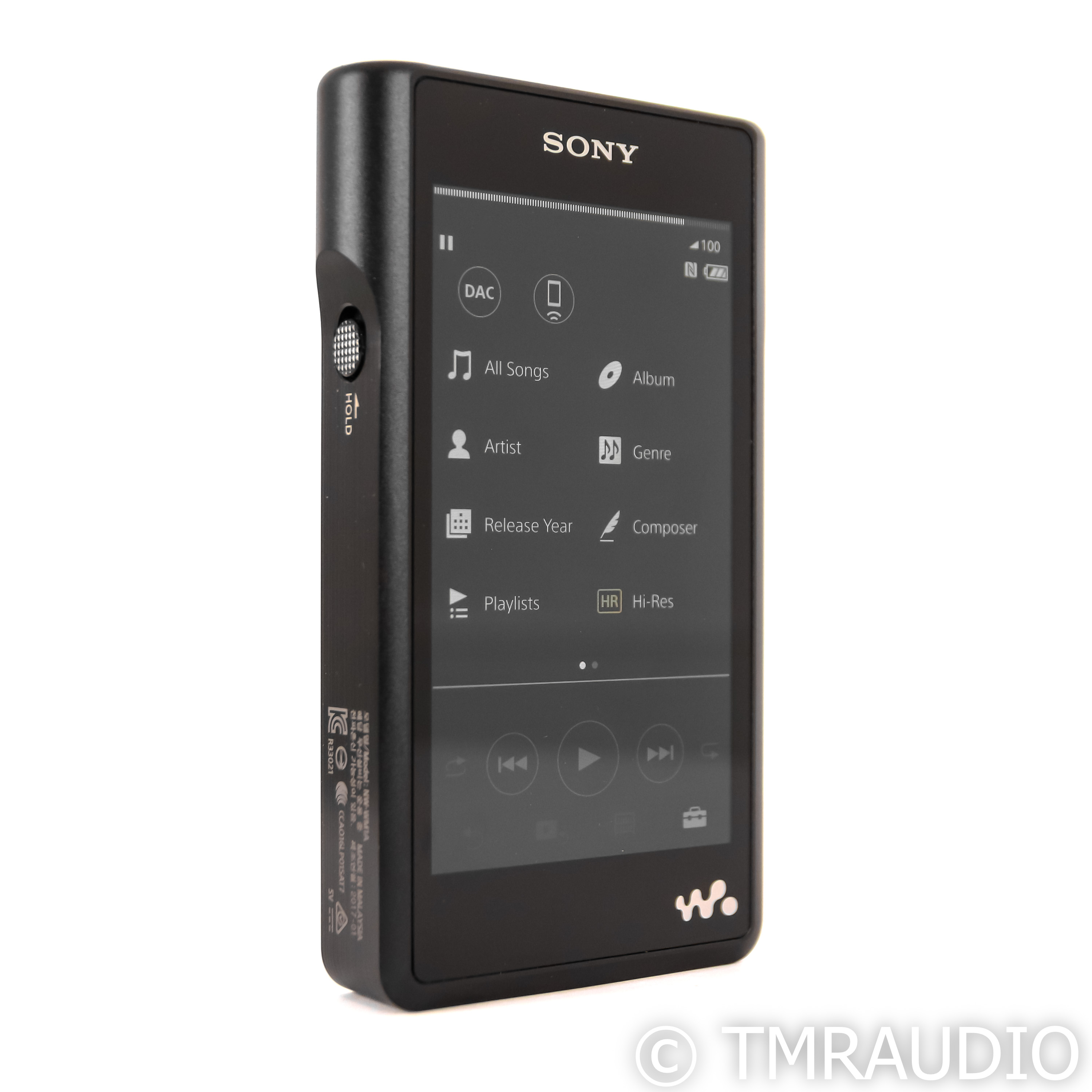 Sony Walkman NW-WM1A Portable Music Player; Black; 128GB