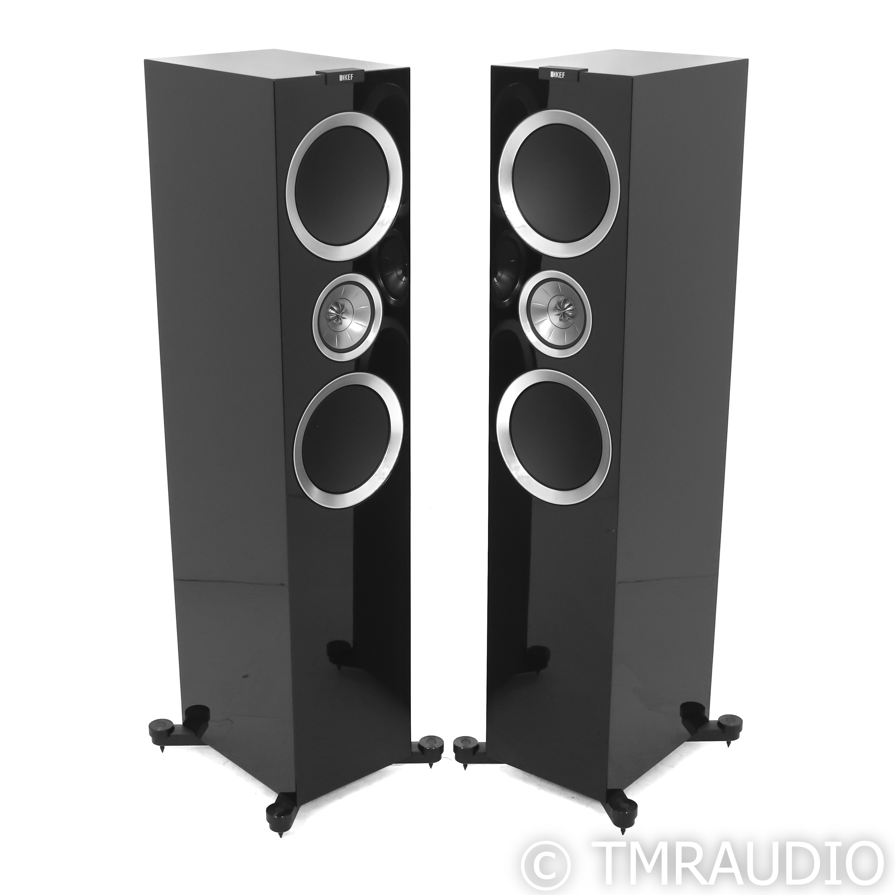 KEF R900 Floorstanding Speakers; Black Pair