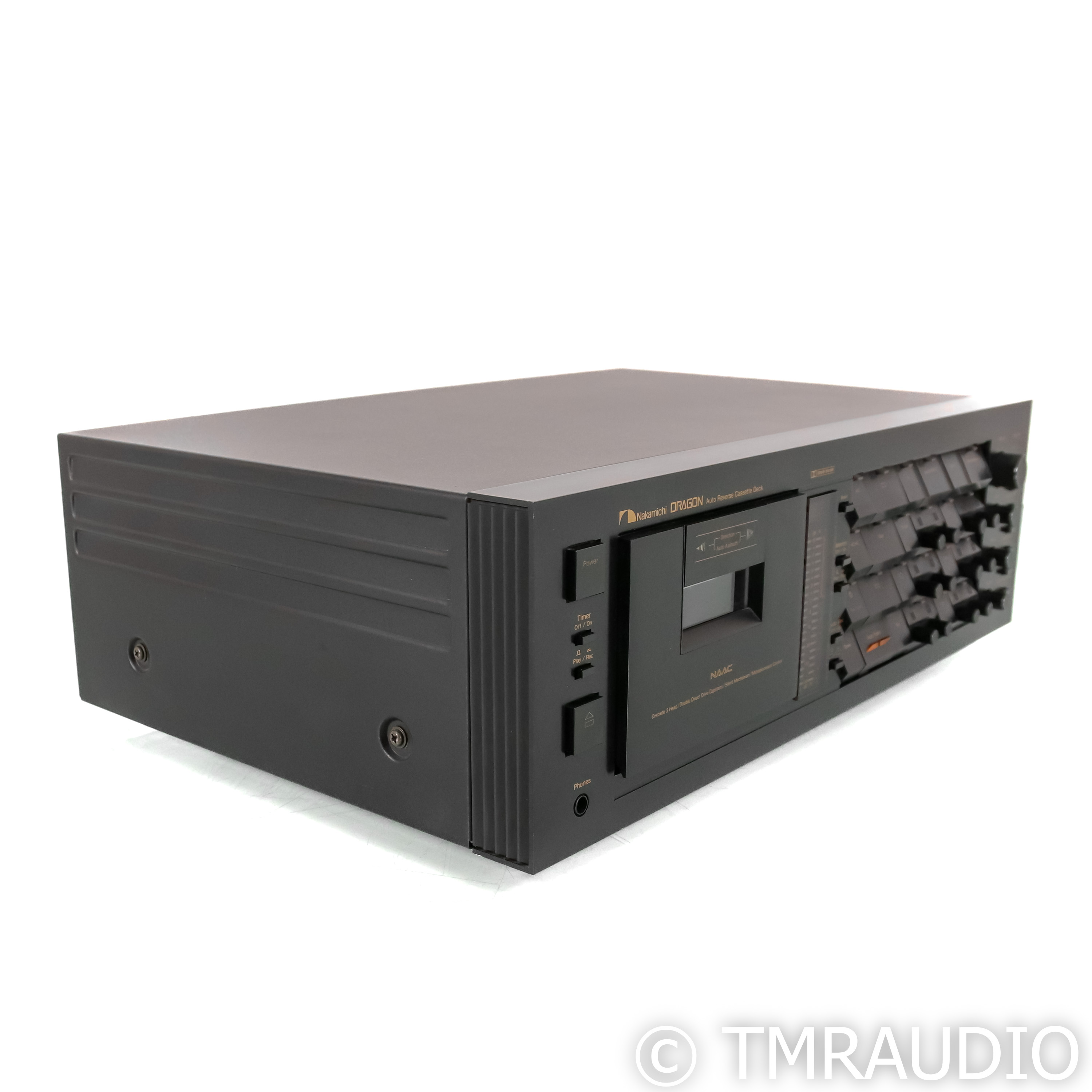 Nakamichi Dragon cassette deck with a rare Silver face