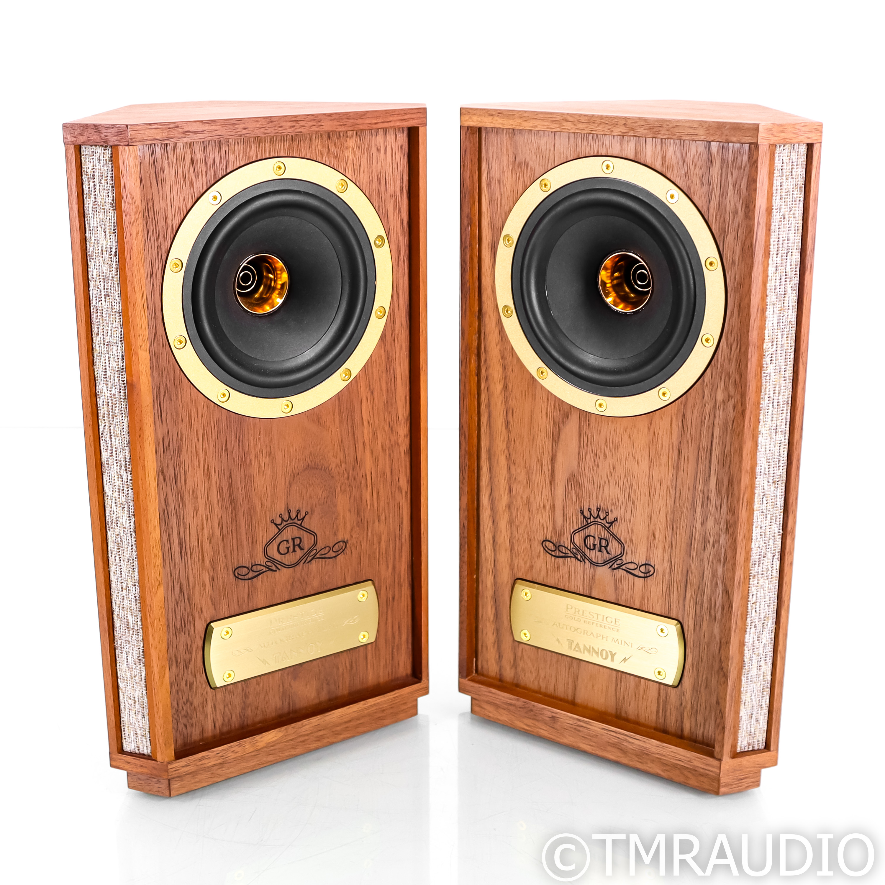 Tannoy Prestige Autograph Mini Bookshelf Speakers; Oiled Walnut Pair