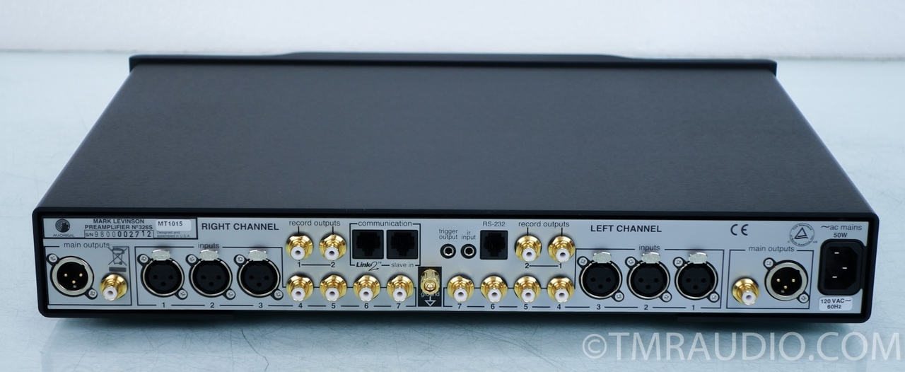 Mark Levinson No. 326S Stereo Preamplifier; 1 Mo. Old - The