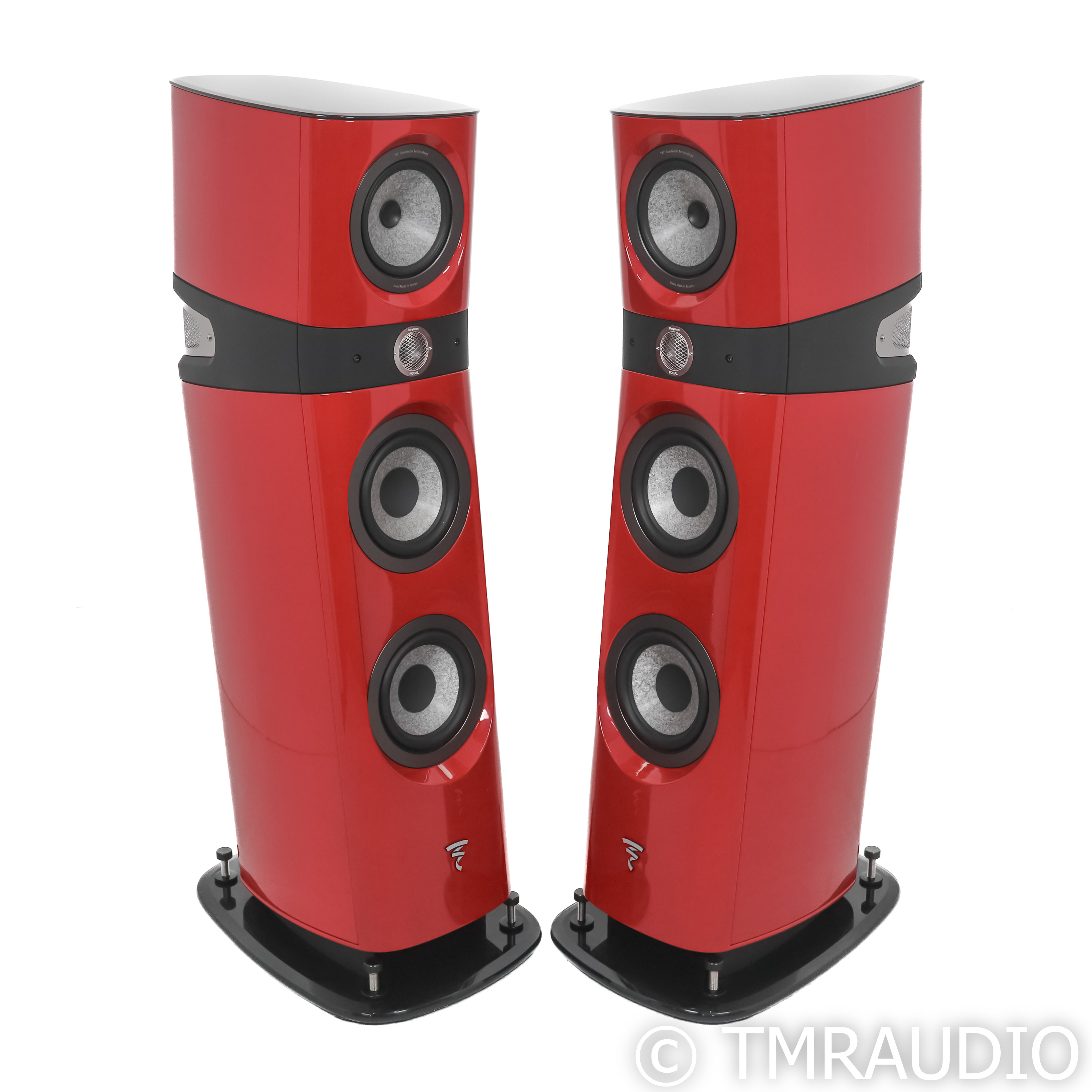 Focal Sopra No. 2 Floorstanding Speakers; Imperial Red Pair; N2