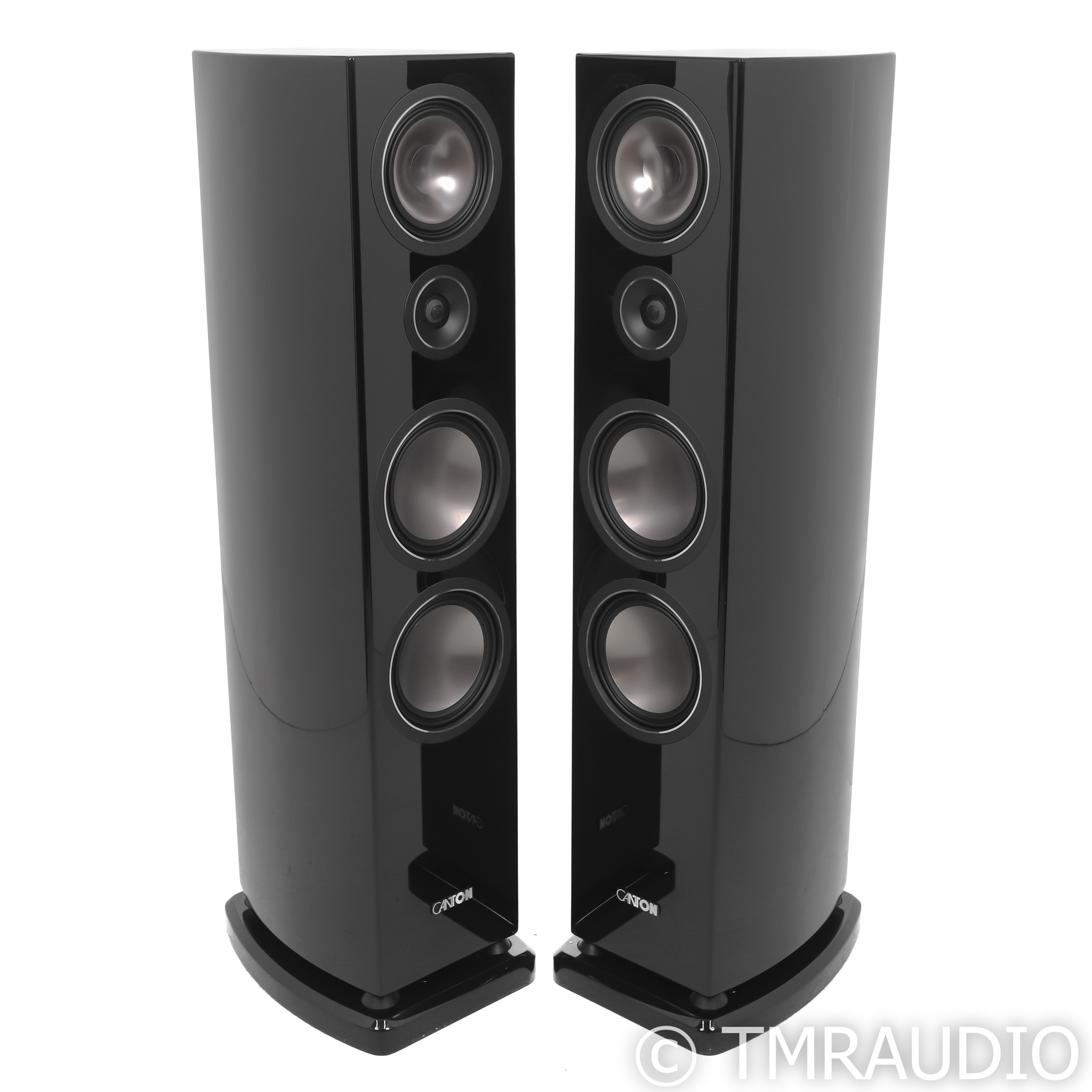 Canton Vento 896.2 Dc Stand Paire Kundenretouren Noir High Gloss