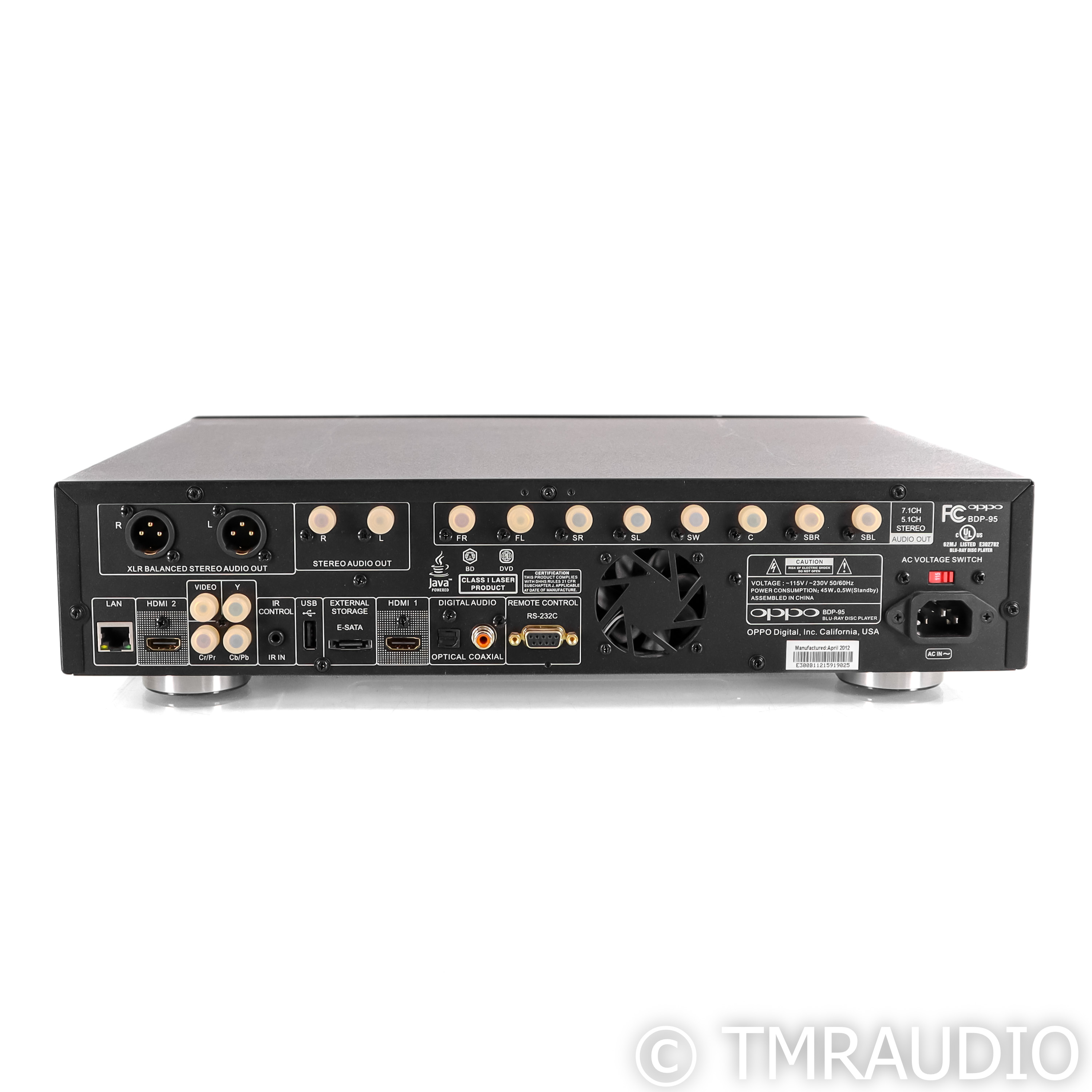 Oppo BDP-95 Universal Blu-Ray Player; CD / SACD - The Music Room