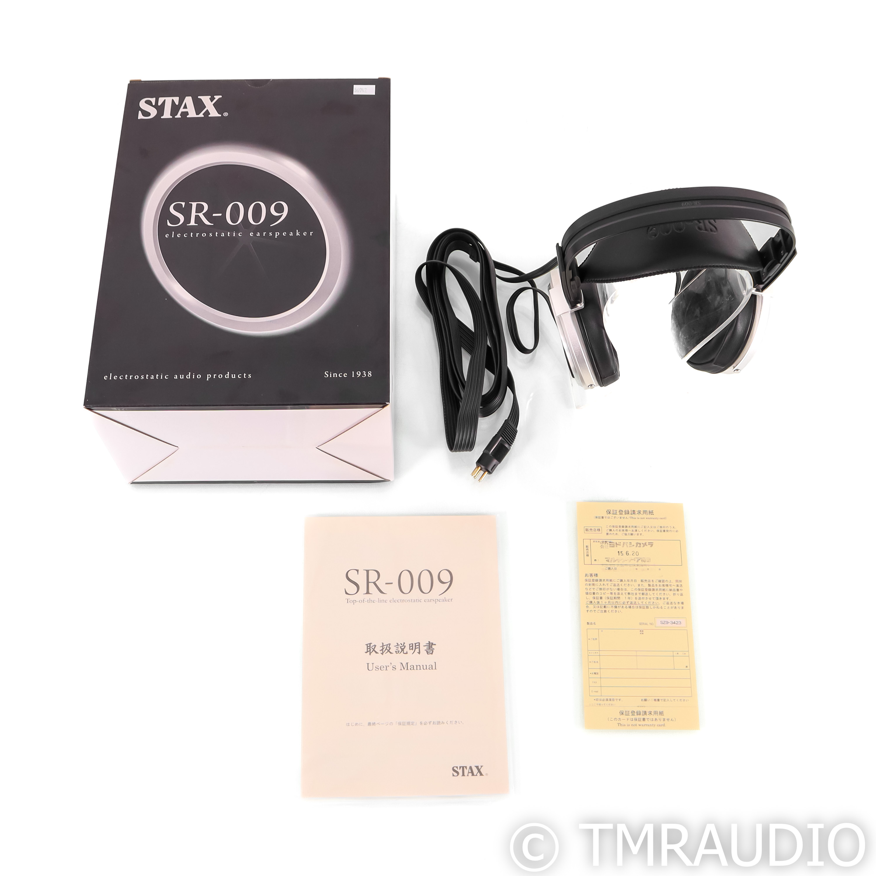 Sound System 009 Band STAX SR 009S Open Back Electrostatic