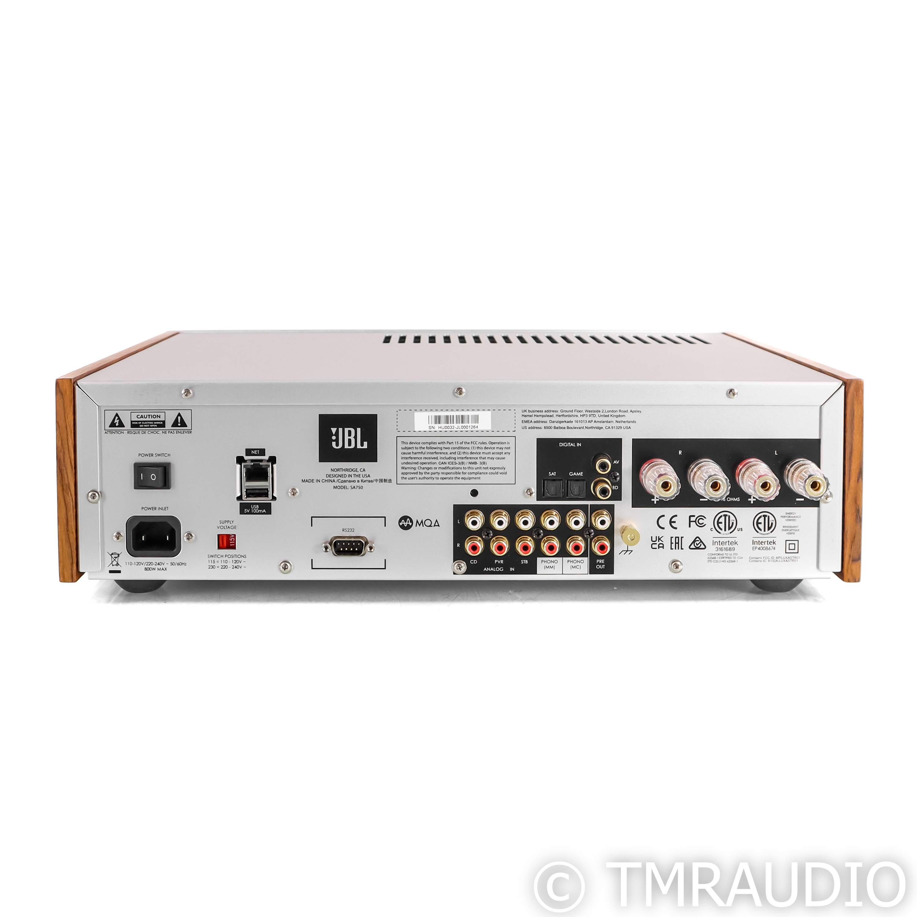 JBL SA750 Stereo Wireless Integrated Amplifier