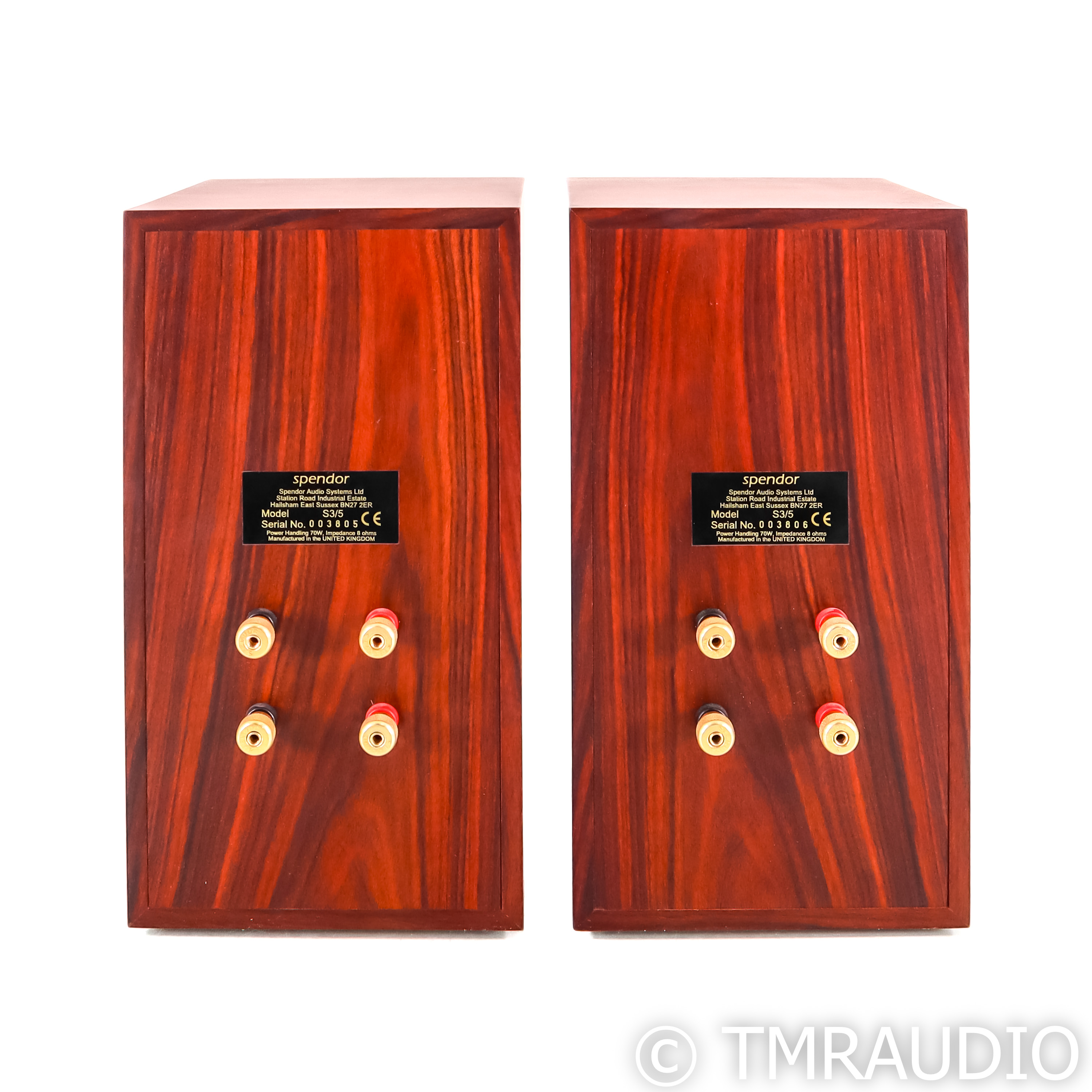 Spendor S3/5 Bookshelf Speakers; Rosewood Pair - The Music Room