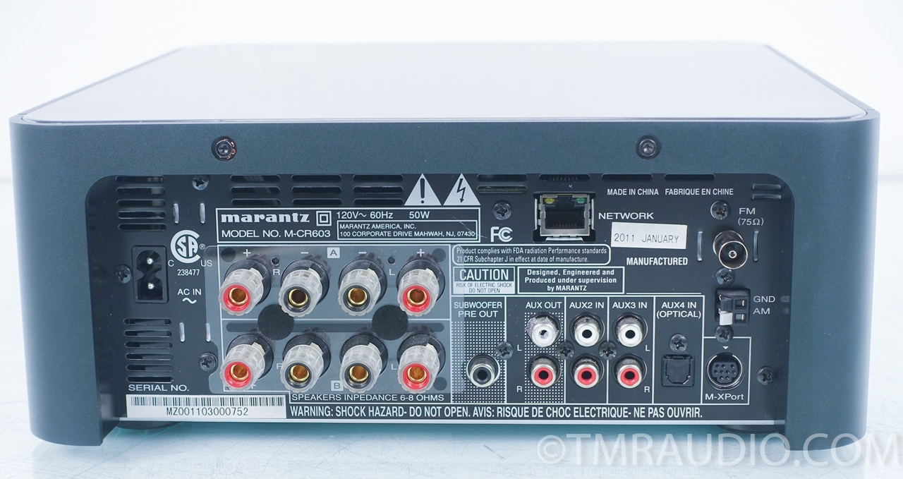 Marantz M-CR603 AM/FM/CD Stereo Receiver; Networking in Box