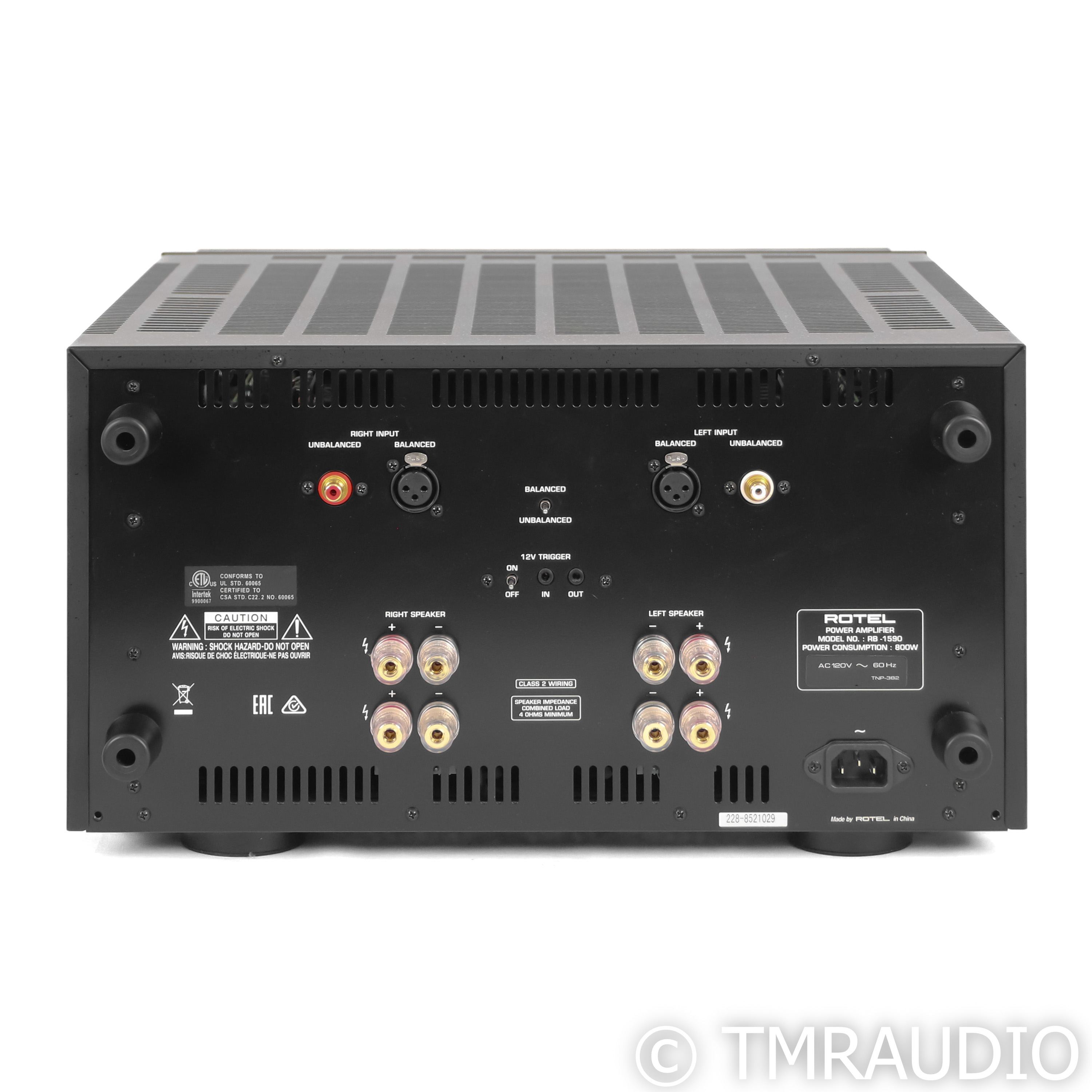 【極美品】ローテル　ROTEL RB-1590SE ステレオパワーアンプ ROTEL（ローテル） RB-1590SE （特注品）ステレオパワーアンプ
