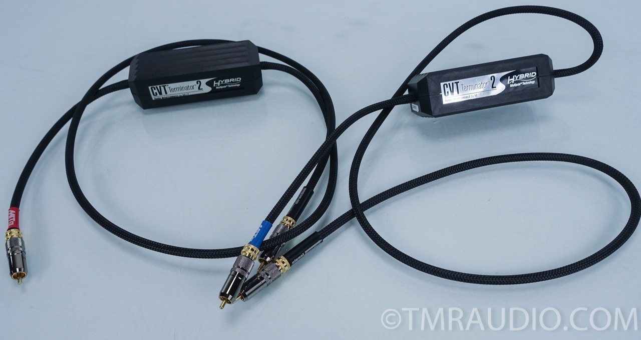 MIT CVT Terminator 2 RCA Cables; 1.5 Meter Pair of