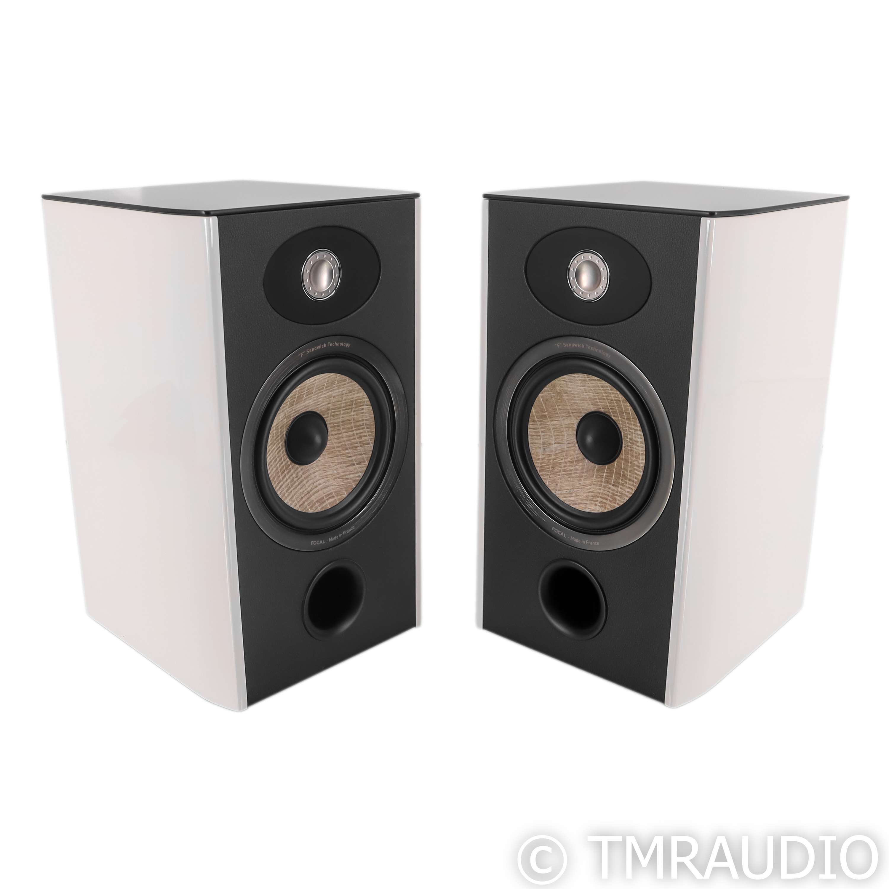 Focal Aria 906 Bookshelf Speakers; White Pair - The Music Room