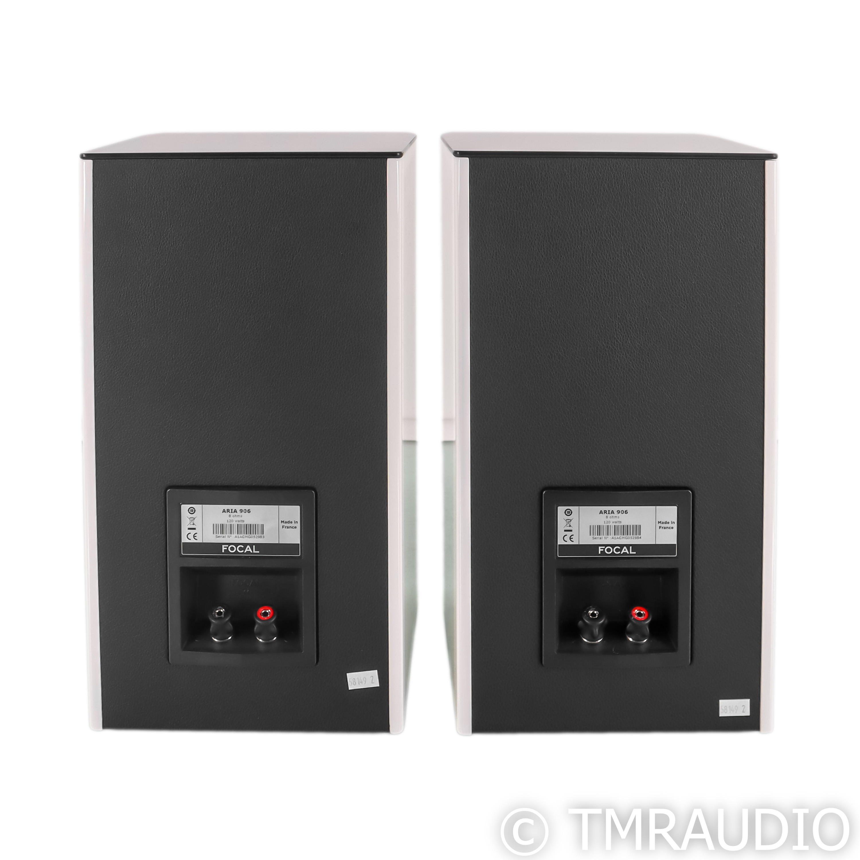 Focal Aria 906 Bookshelf Speakers; White Pair - The Music Room