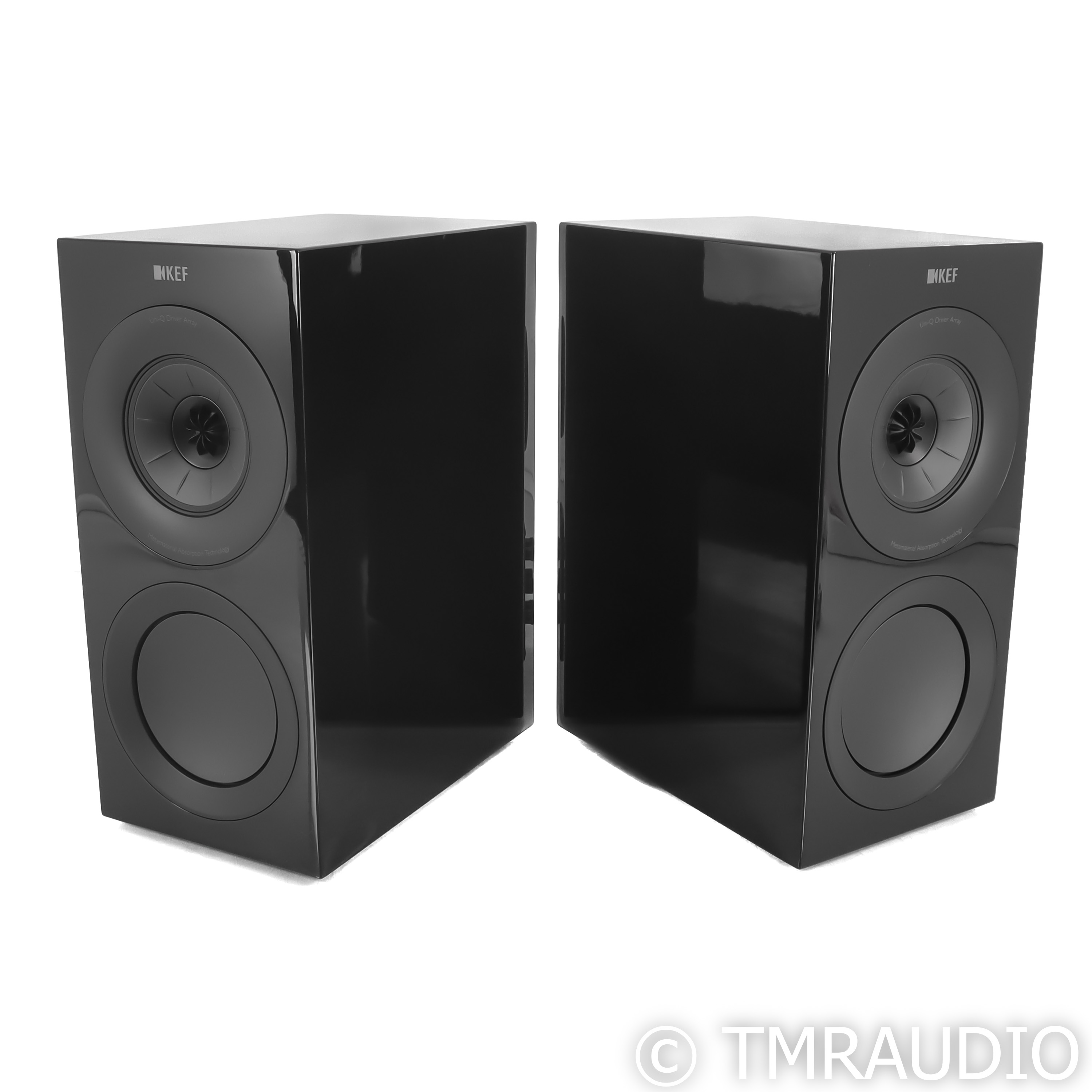 KEF R3 Meta Bookshelf Speakers; Black Gloss Pair (SOLD