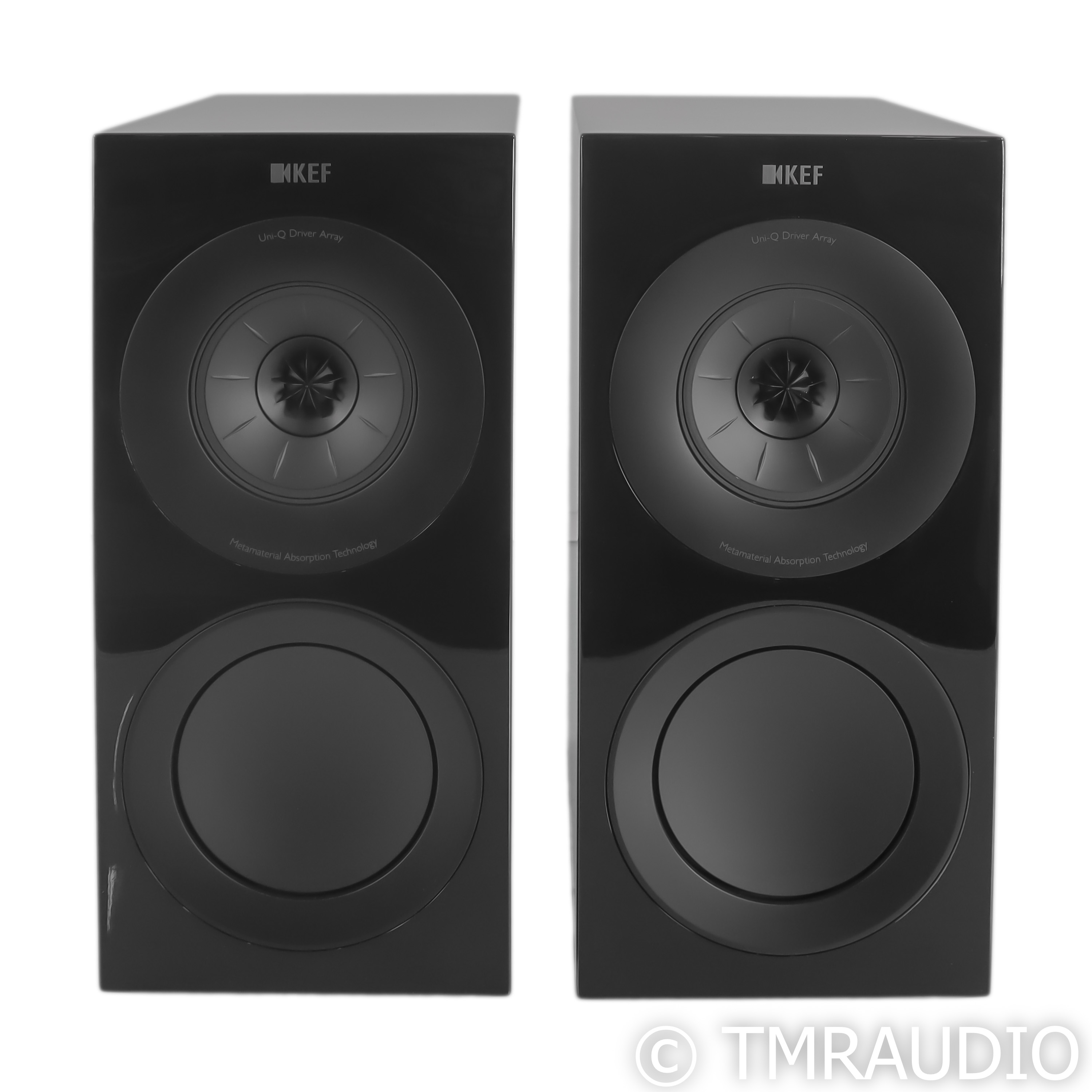 KEF R3 Meta Bookshelf Speakers; Black Gloss Pair (SOLD