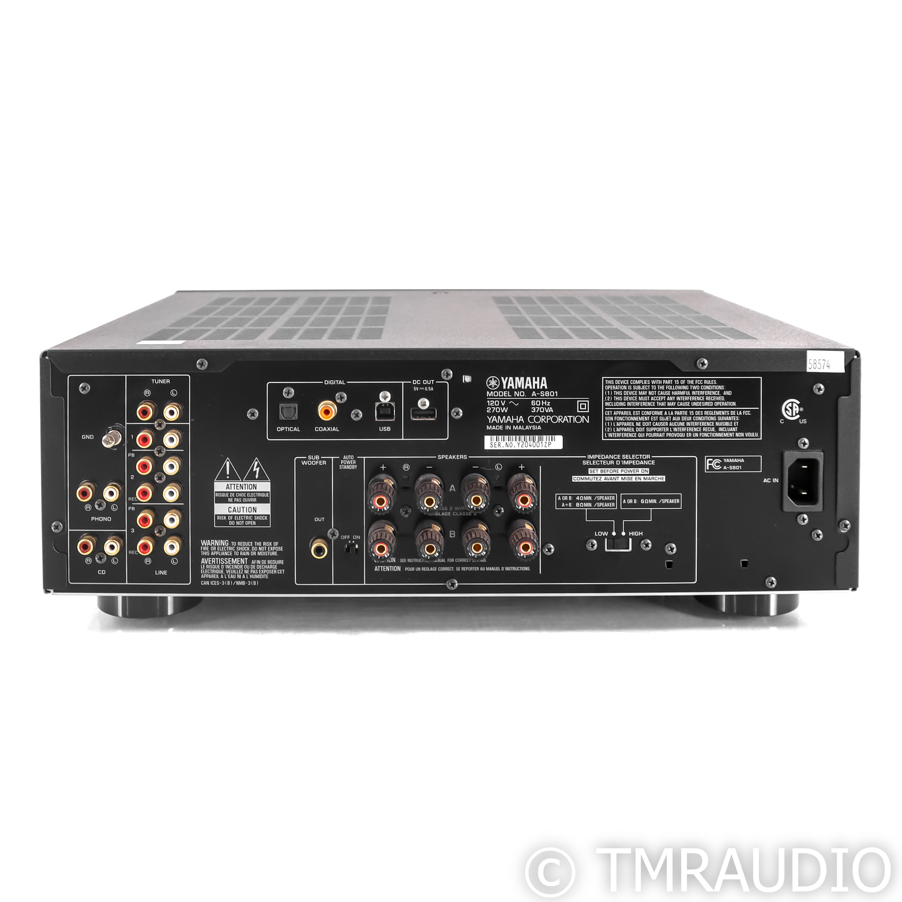 YAMAHA　A-S801　アンプ ヤマハ | A-S801 - HiFiコンポーネント - 概要