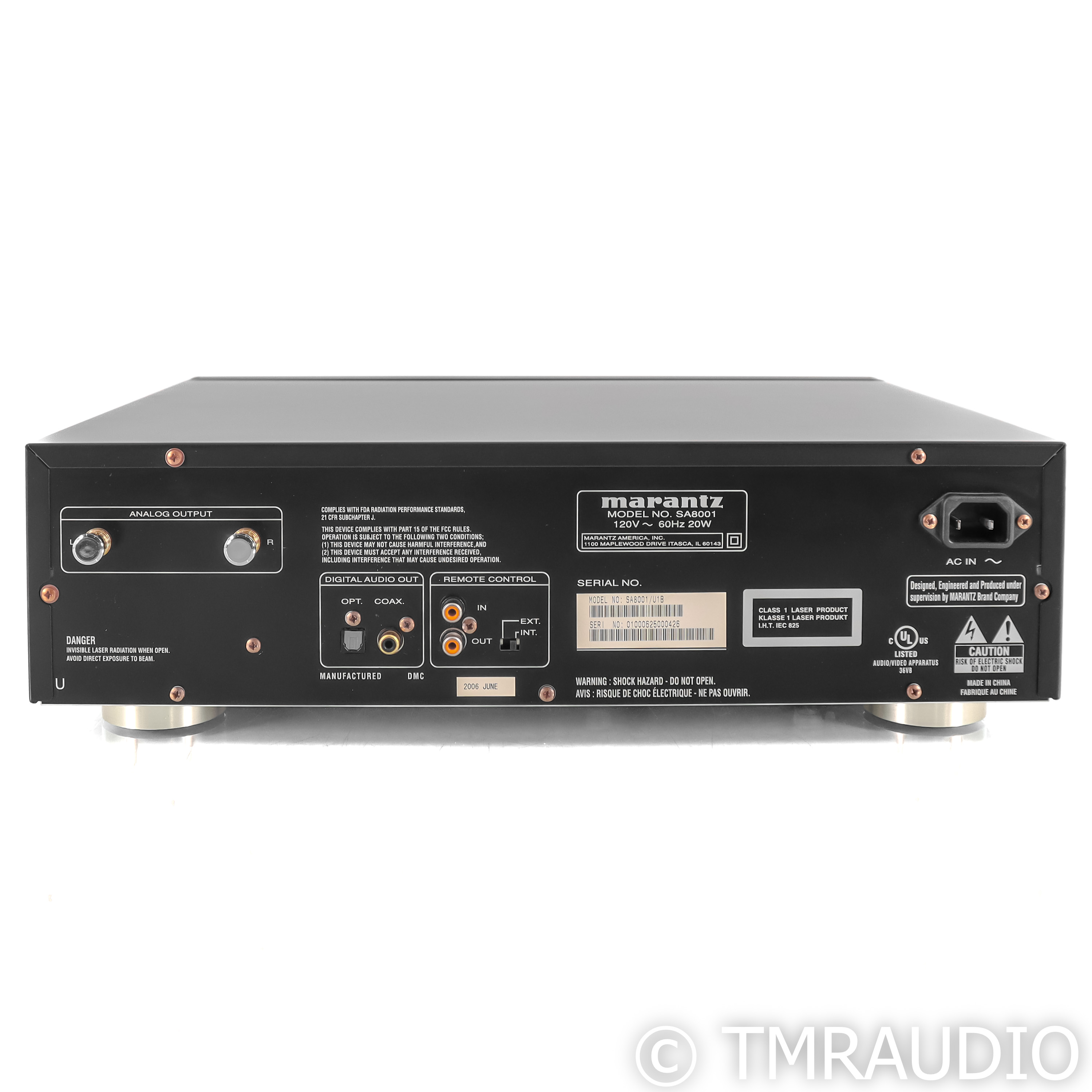 Marantz SA8001 CD & SACD Player - The Music Room