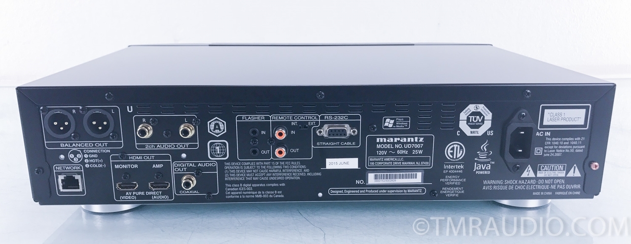 Marantz マランツ 上級ユニバーサルプレーヤー UD7007 ブルーレイ Amazon.co.jp: MARANTZ ブルーレイディスク/SACDプレーヤー