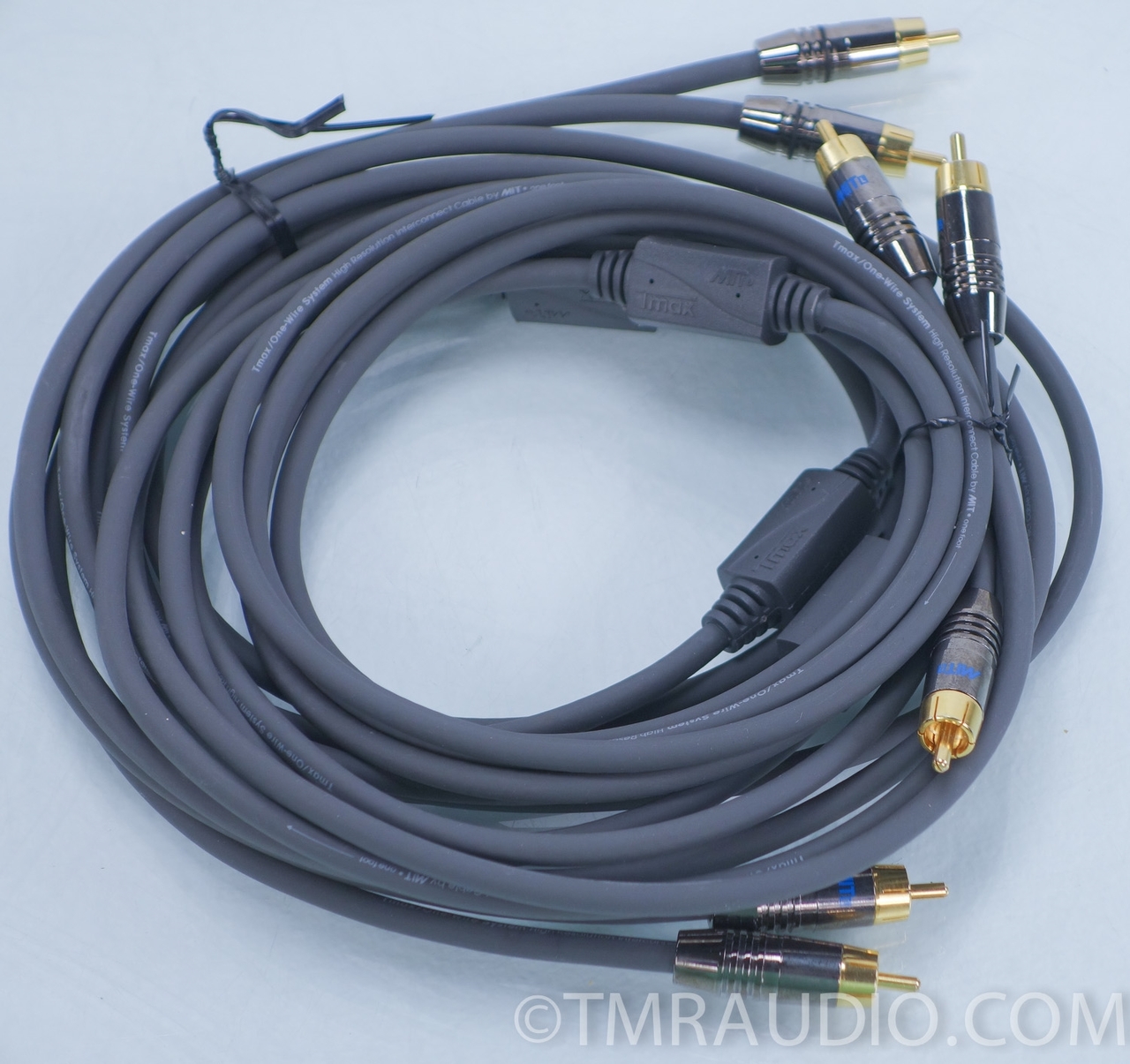 MIT Tmax RCA Cables; Pair of Interconnects; 2 Meter Pair - The 