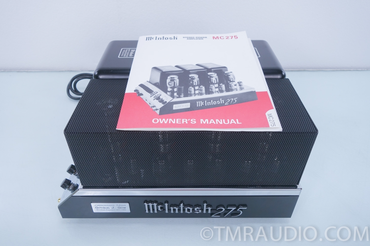 ◆McIntosh MC275 Gordon J. Gow m0a9847 McIntosh MC275 Stereo Tube Power Amplifier; Gordon Gow