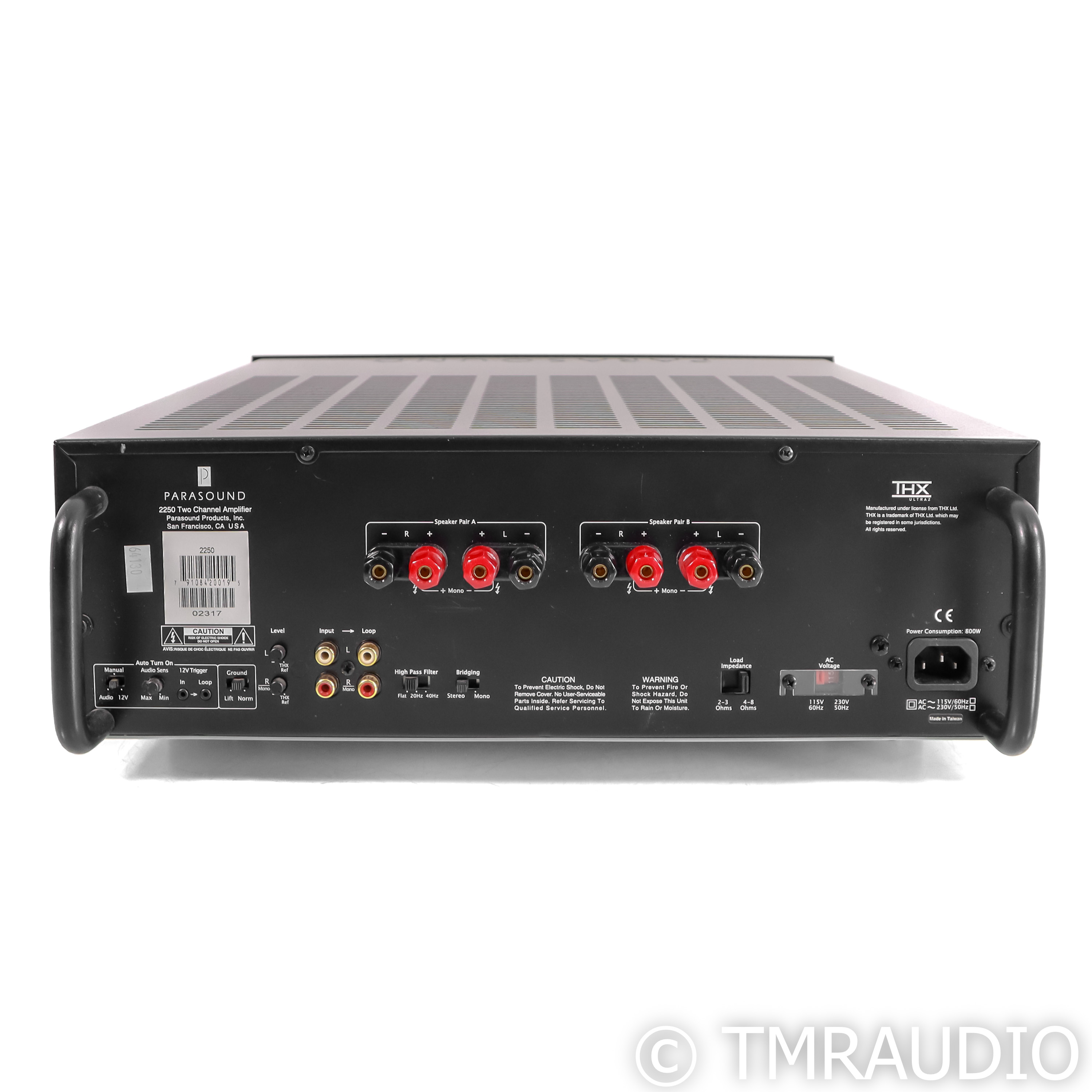 Parasound NewClassic 2250 v1 Stereo Power Amplifier - The Music Room