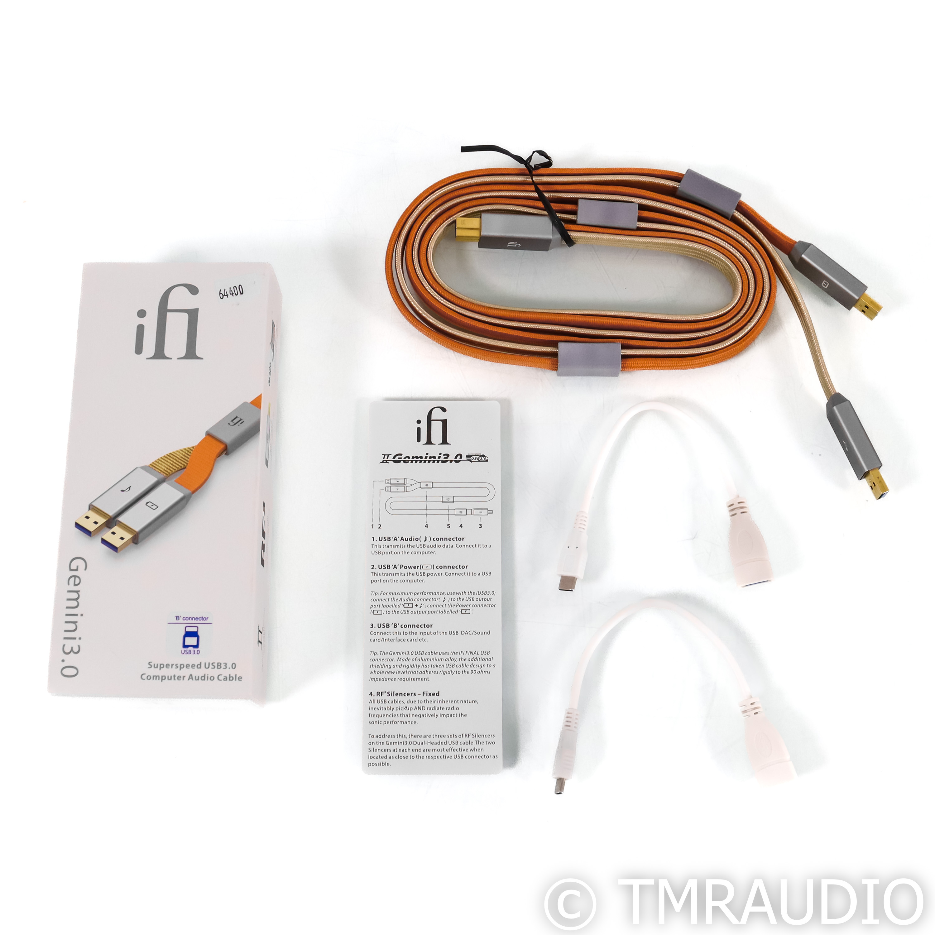 iFi Audio Gemini 3.0 Dual-Head USB Cable; 1.5m Digital