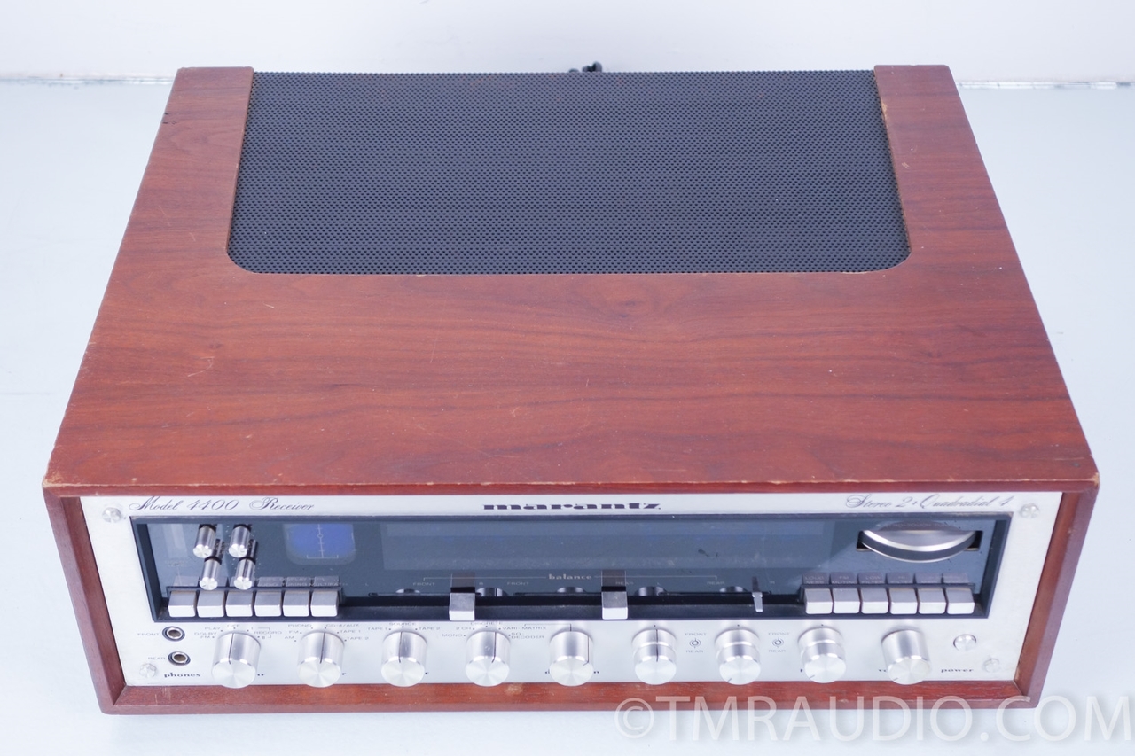 Récepteur Marantz 4400 Quadradial Avec Boîtier Bois – Haut De Gamme, Testé Par Pro