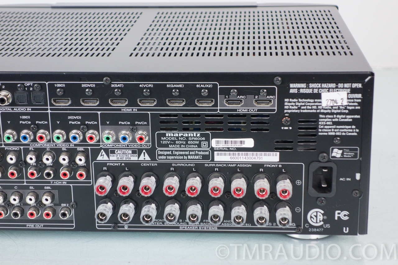 marantz マランツ　SR6006 AVアンプ 通電確認OK ジャンク marantz マランツ SR6006 AVアンプ 通電確認OK ジャンク - メルカリ