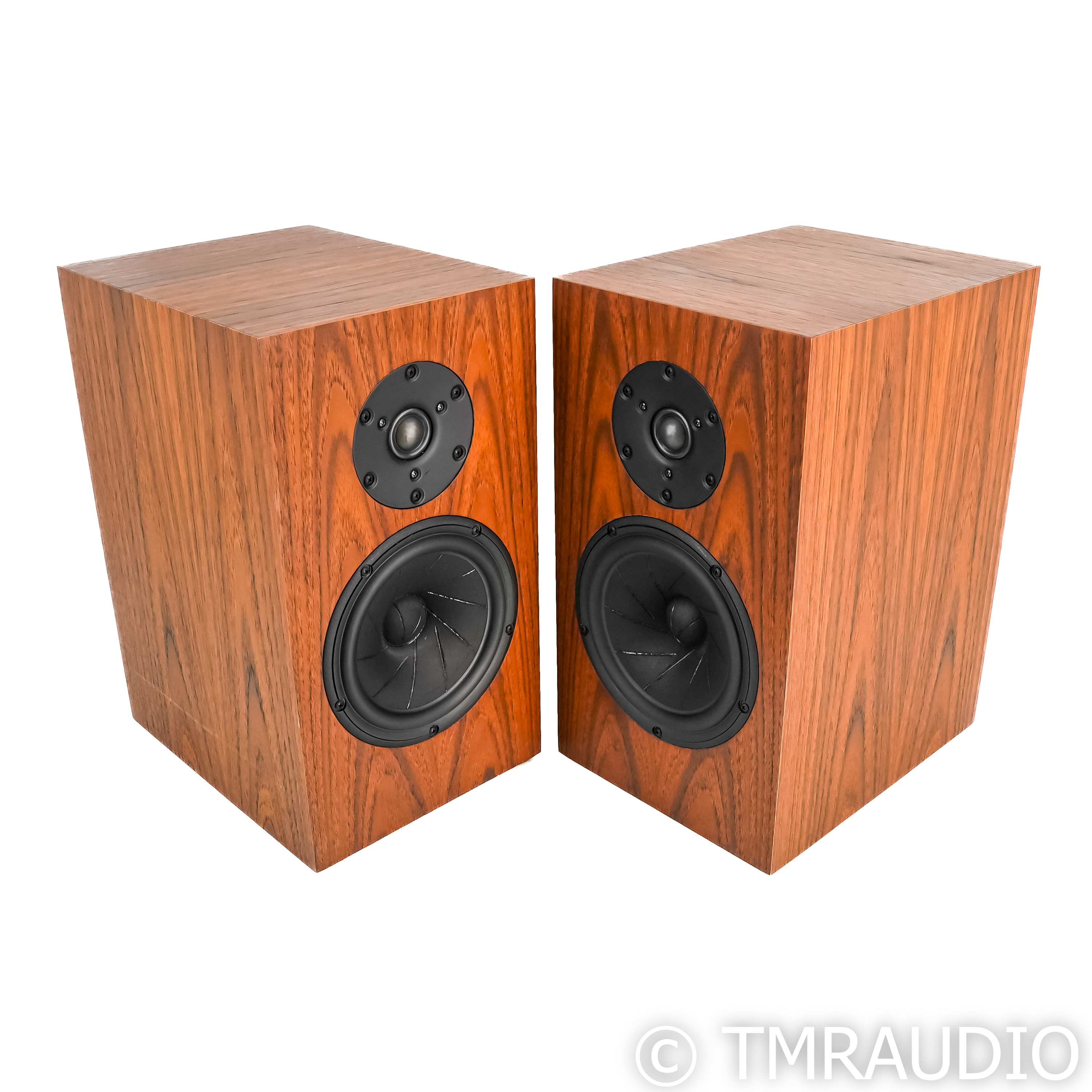 Fritz REV 7 SE Bookshelf Speakers; Flat Cut Teak Pair - The