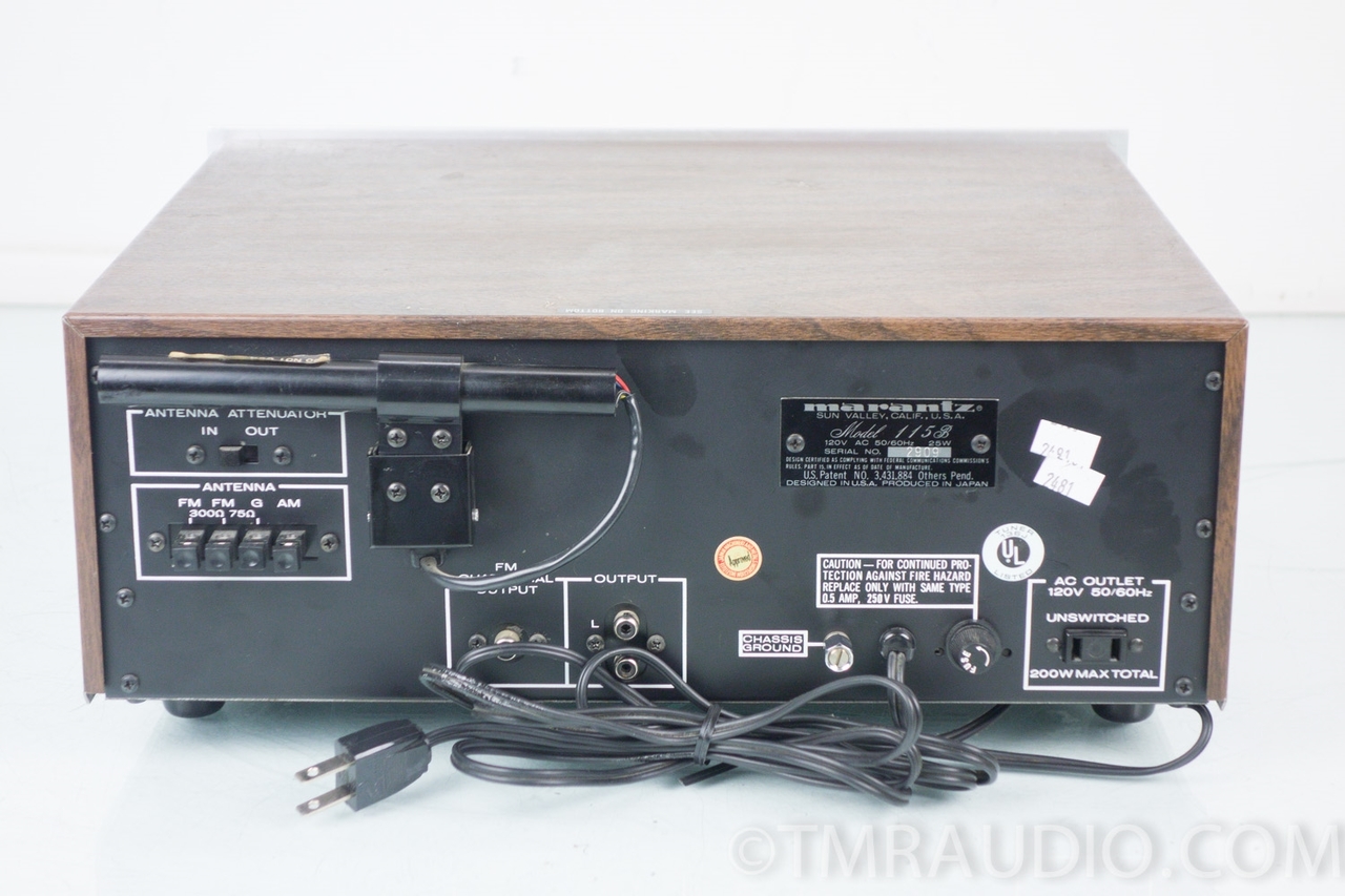 アンプ MARANTZ USA TUNER MODEL 115B Marantz Model 115B Stereophonic AM/FM Tuner Vintage