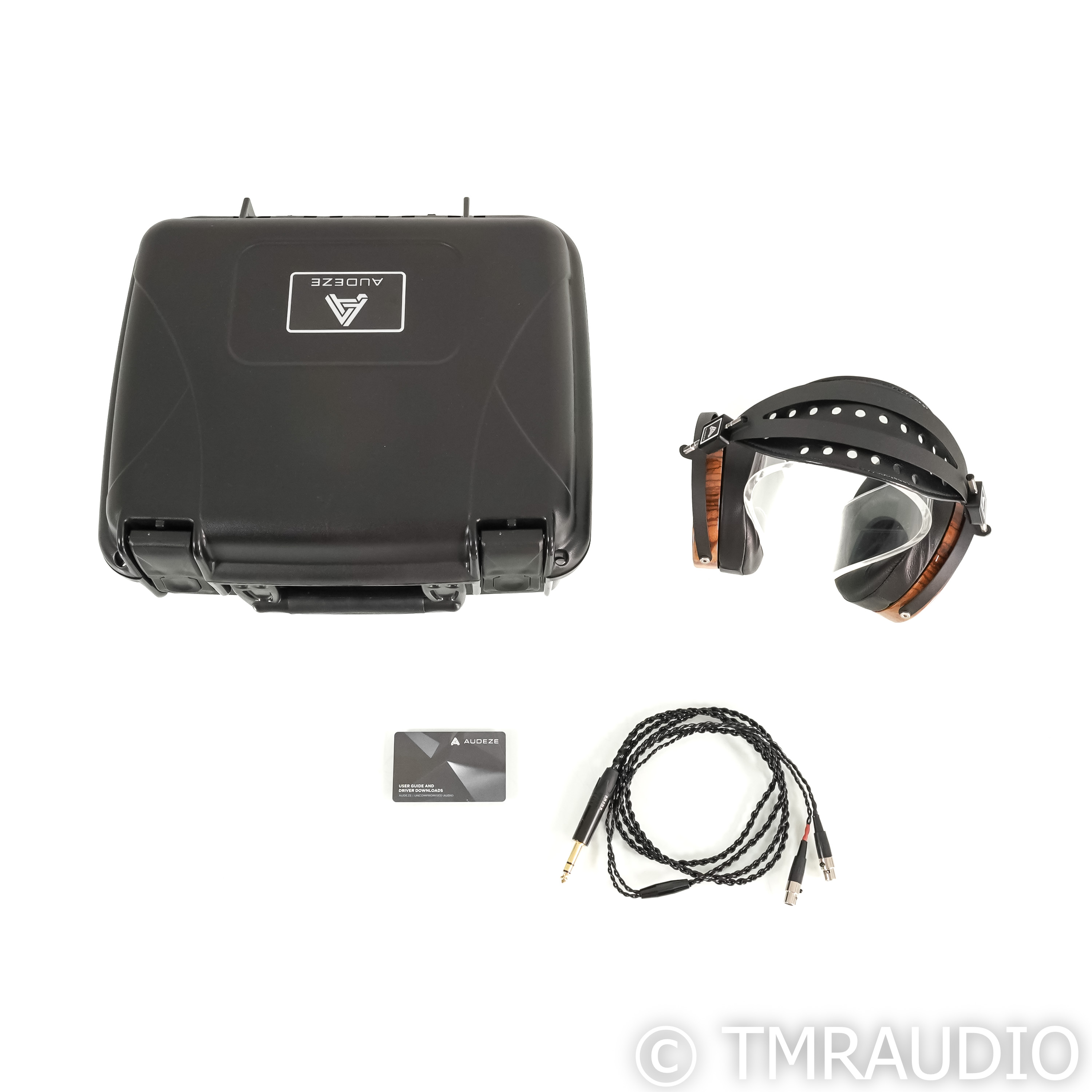 Audeze LCD-3 Open Back Headphones; Zebrano Wood (Open Box) - The