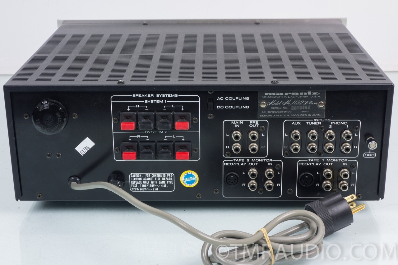 Marantz 1122DC Vintage Integrated Stereo Amplifier