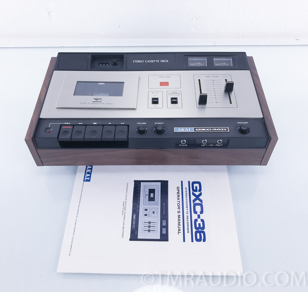 TOA トア　STEREO DOUBLE CASSETTE DECK 送料無料 Akai GXC-36D Vintage Stereo Cassette Deck; Factory Box - The