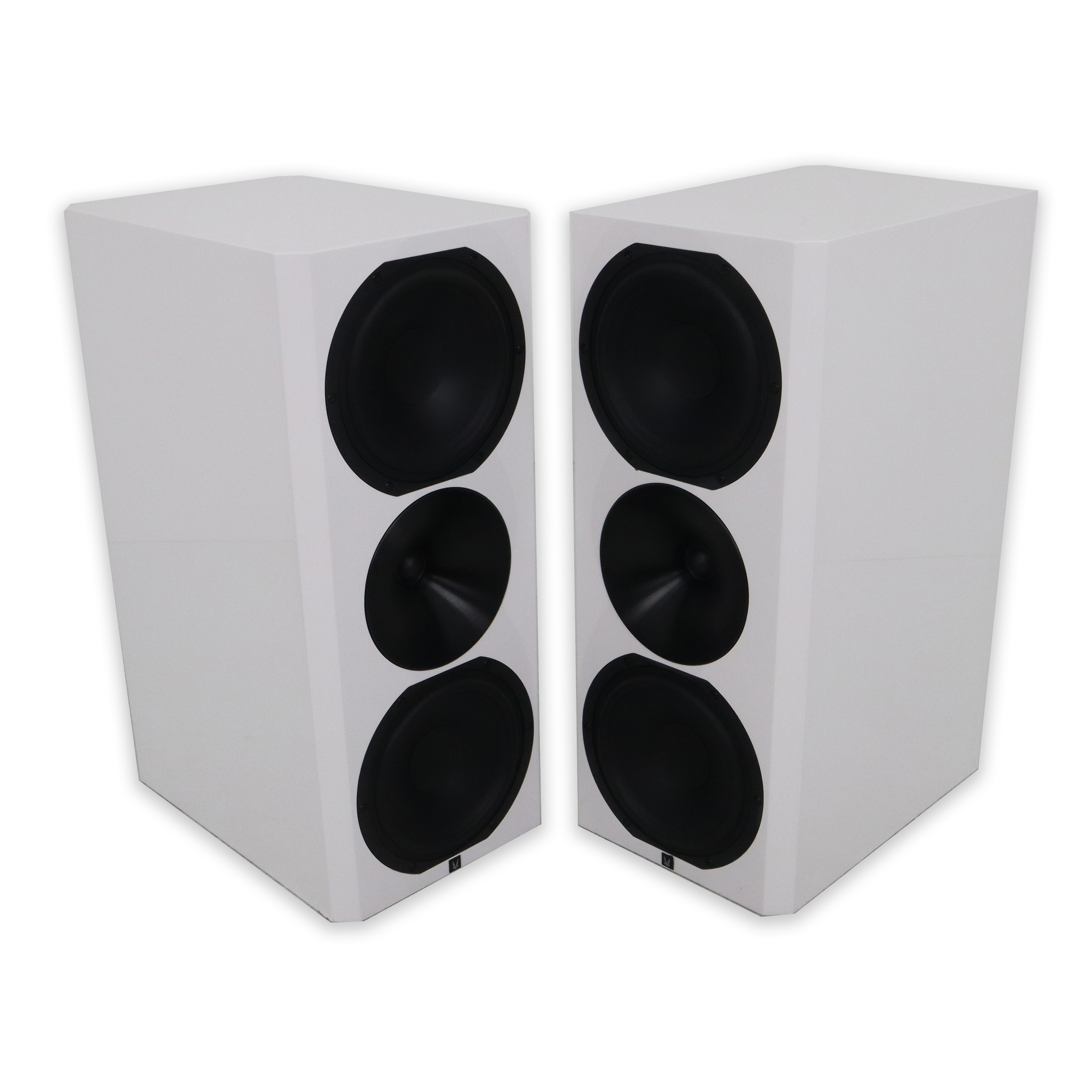 Arendal 1723 Monitor THX Bookshelf Speakers; White Pair